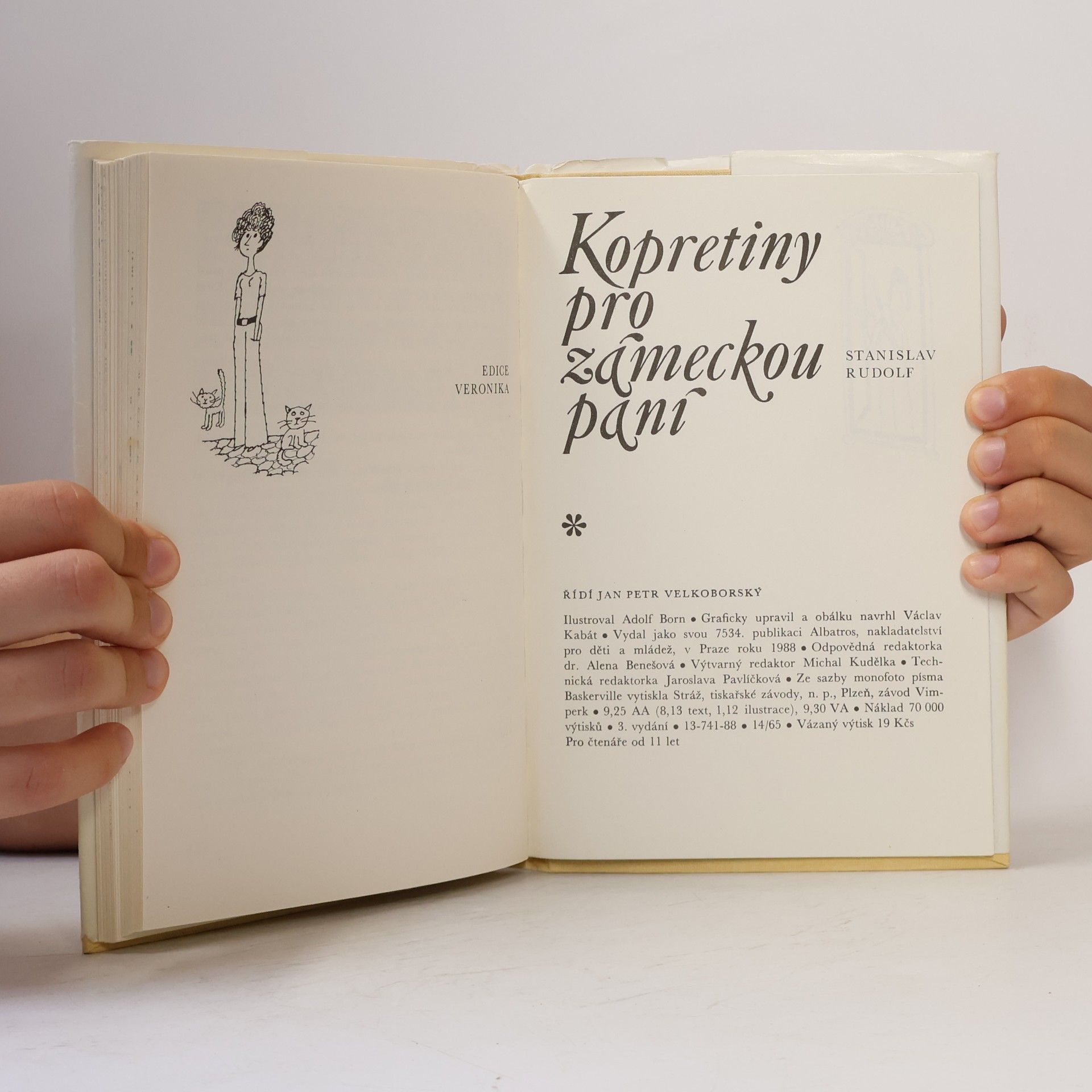 Adolf Born Kopretiny pro zámeckou paní