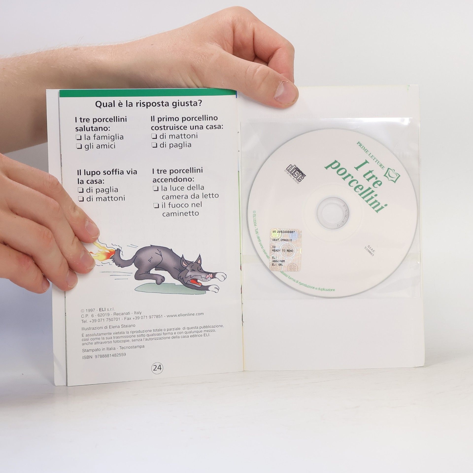 Prime letture: I tre porcellini, m. Audio-CD