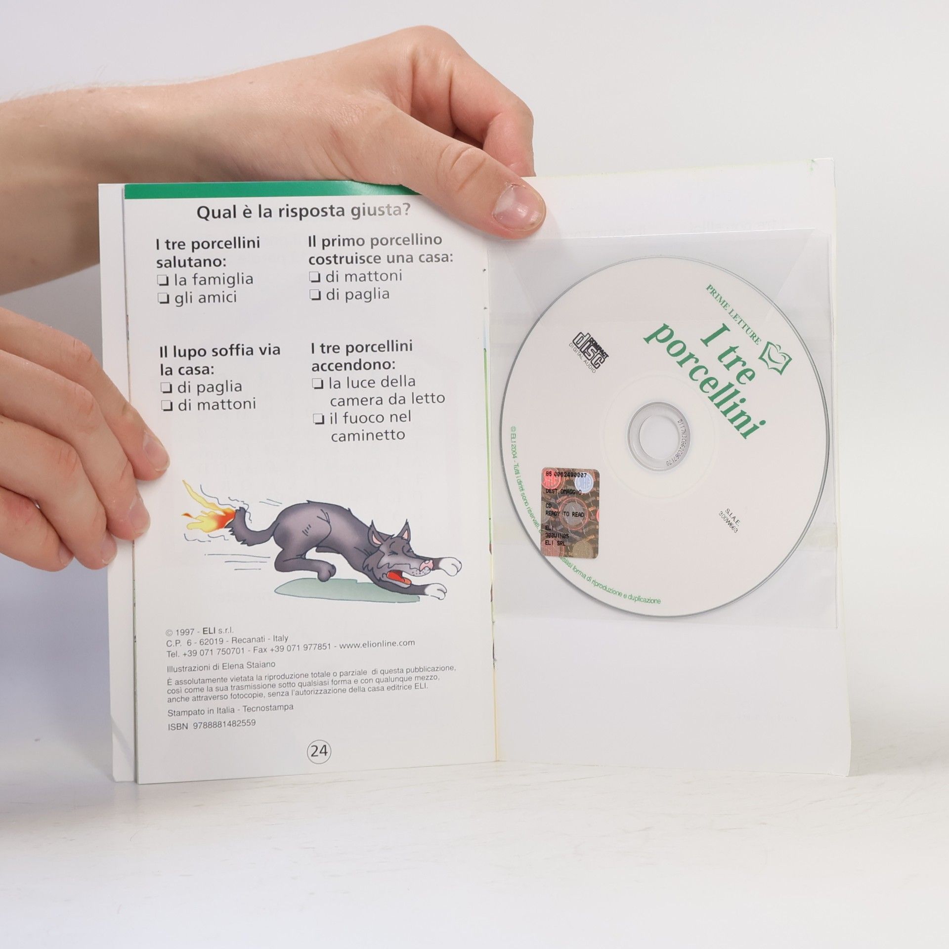 Prime letture: I tre porcellini, m. Audio-CD