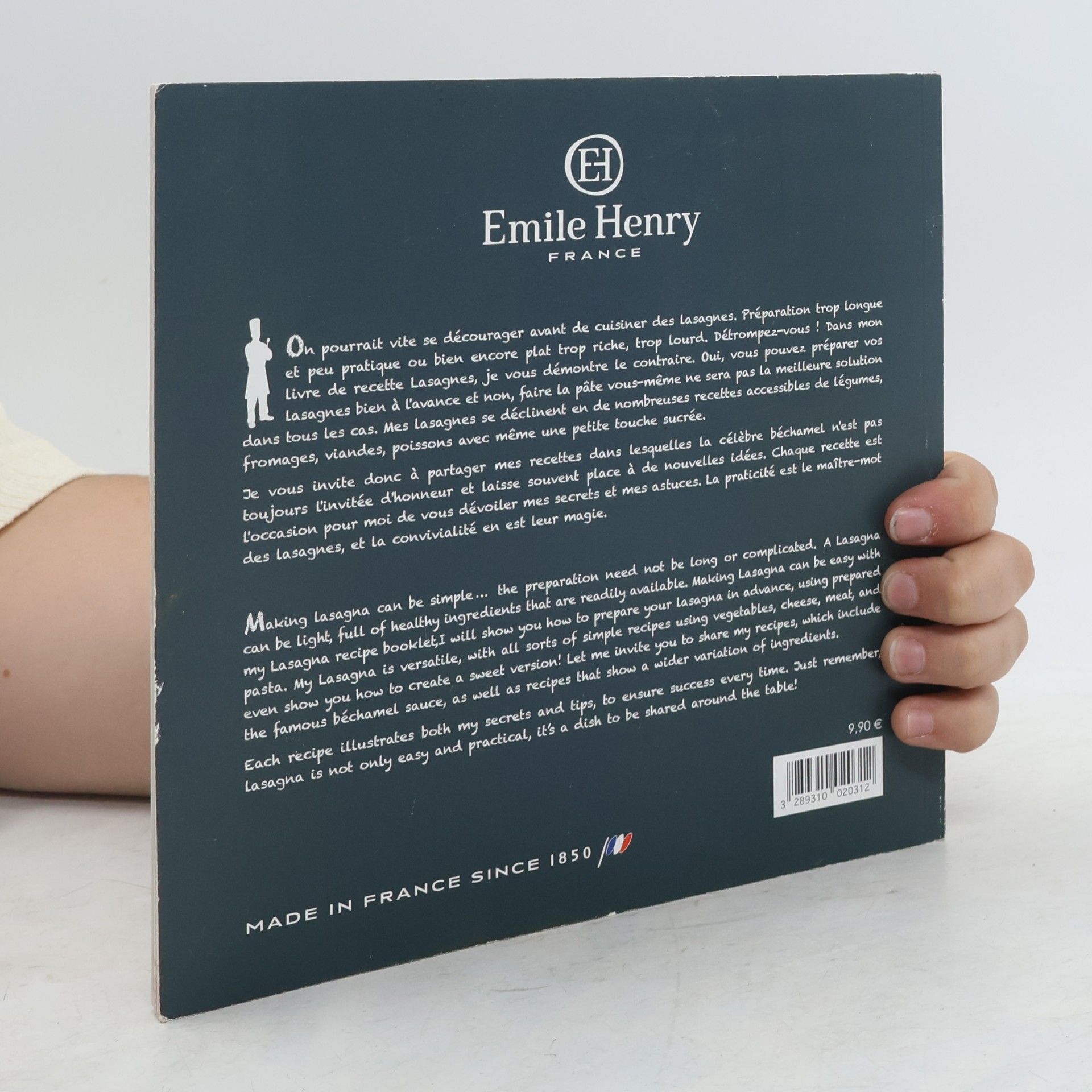 Emile Henry Les secrets d'Émile. Mes Lasagnes