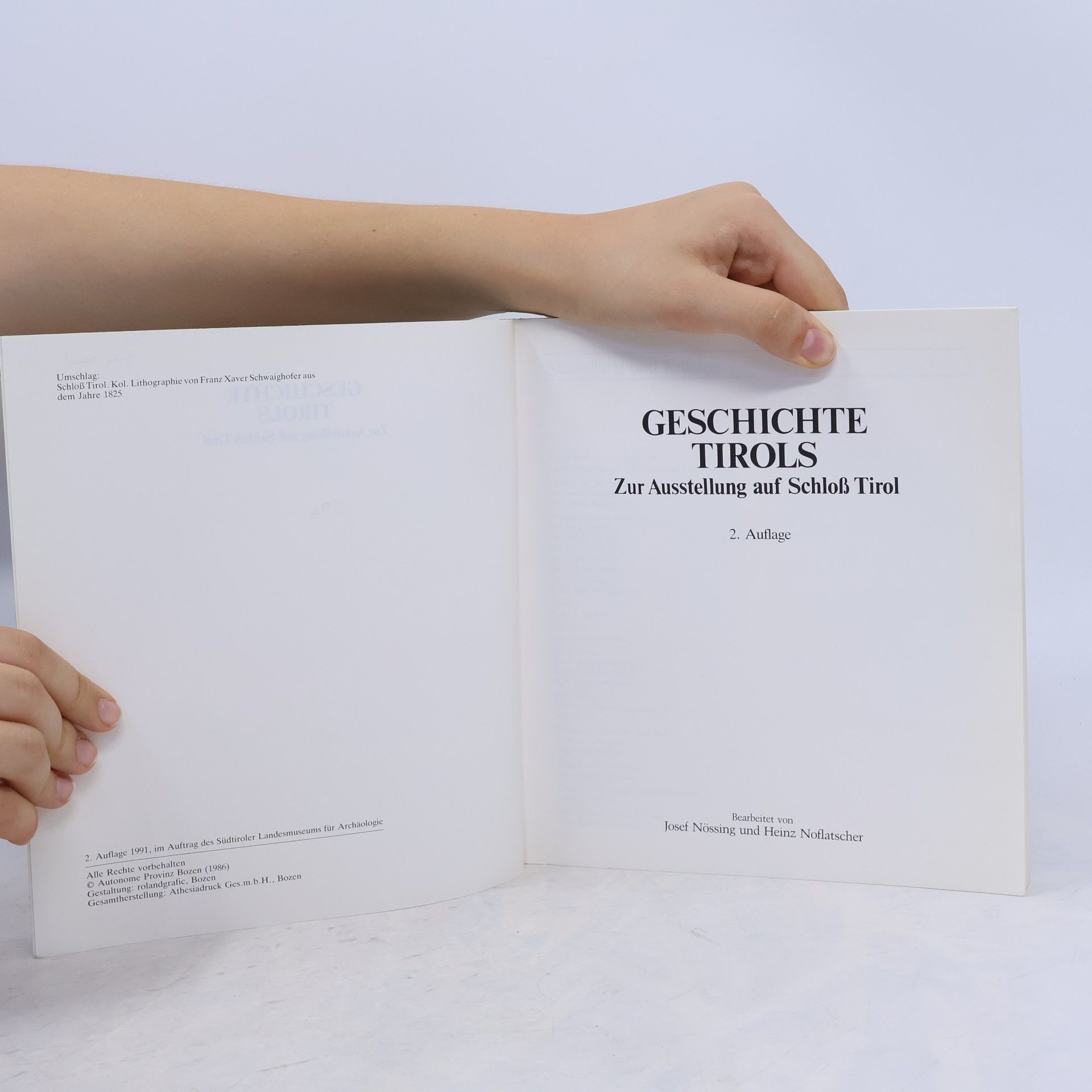 Josef Nössing Geschichte Tirols