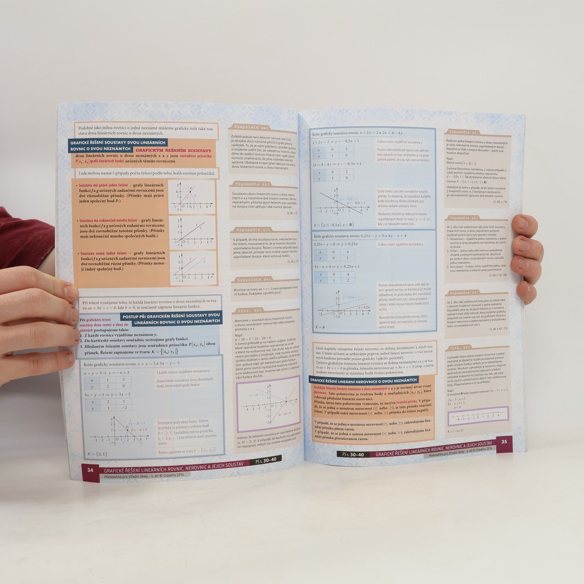 Rita Vémolová Matematika pro střední školy. 4. díl, Funkce I