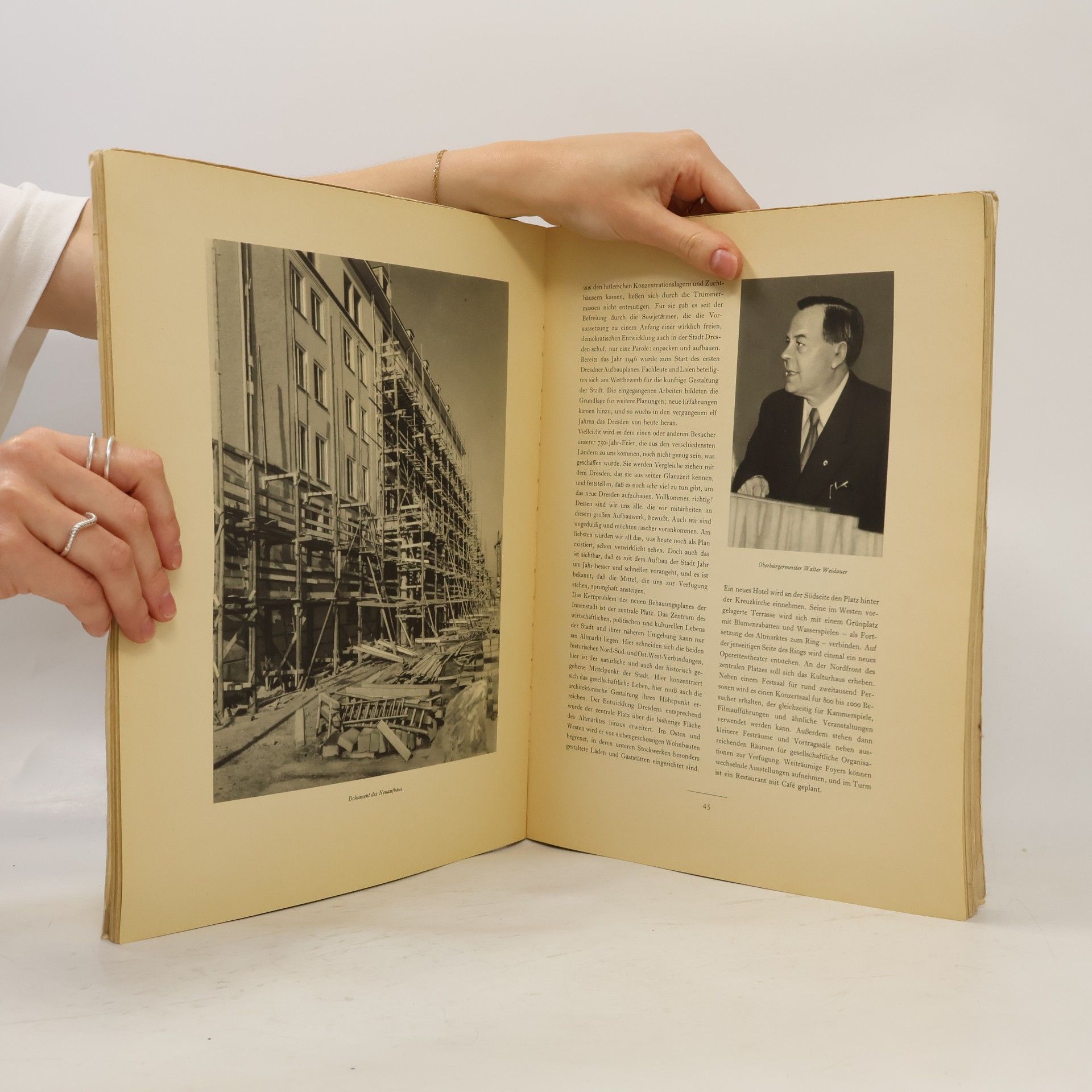 Kolektív autorov Festschrift Dresden zur 750-Jahr-Feier der Stadt, 1206-1956.