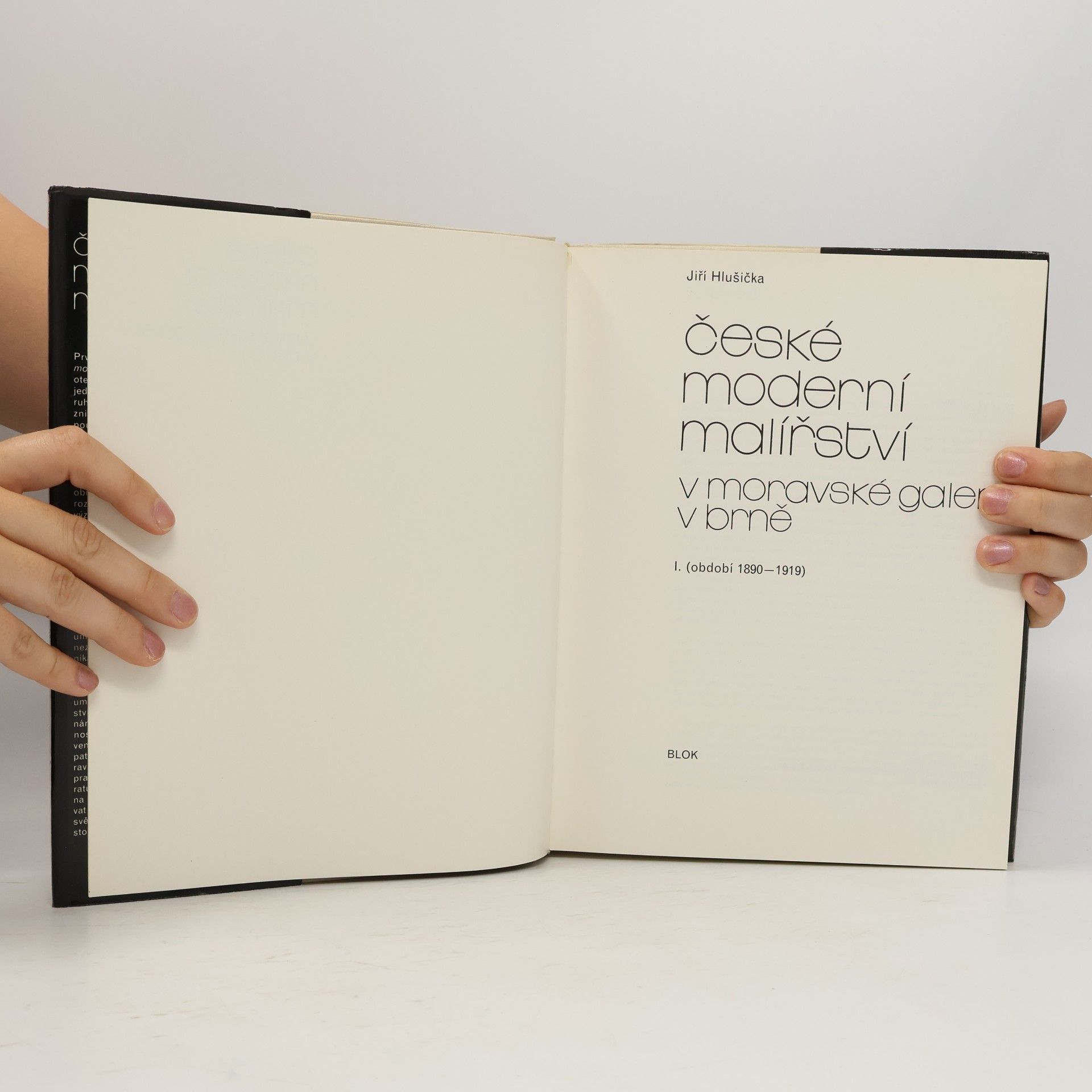 Jiří Hlušička České moderní malířství v Moravské galerii v Brně I. Období 1890-1919