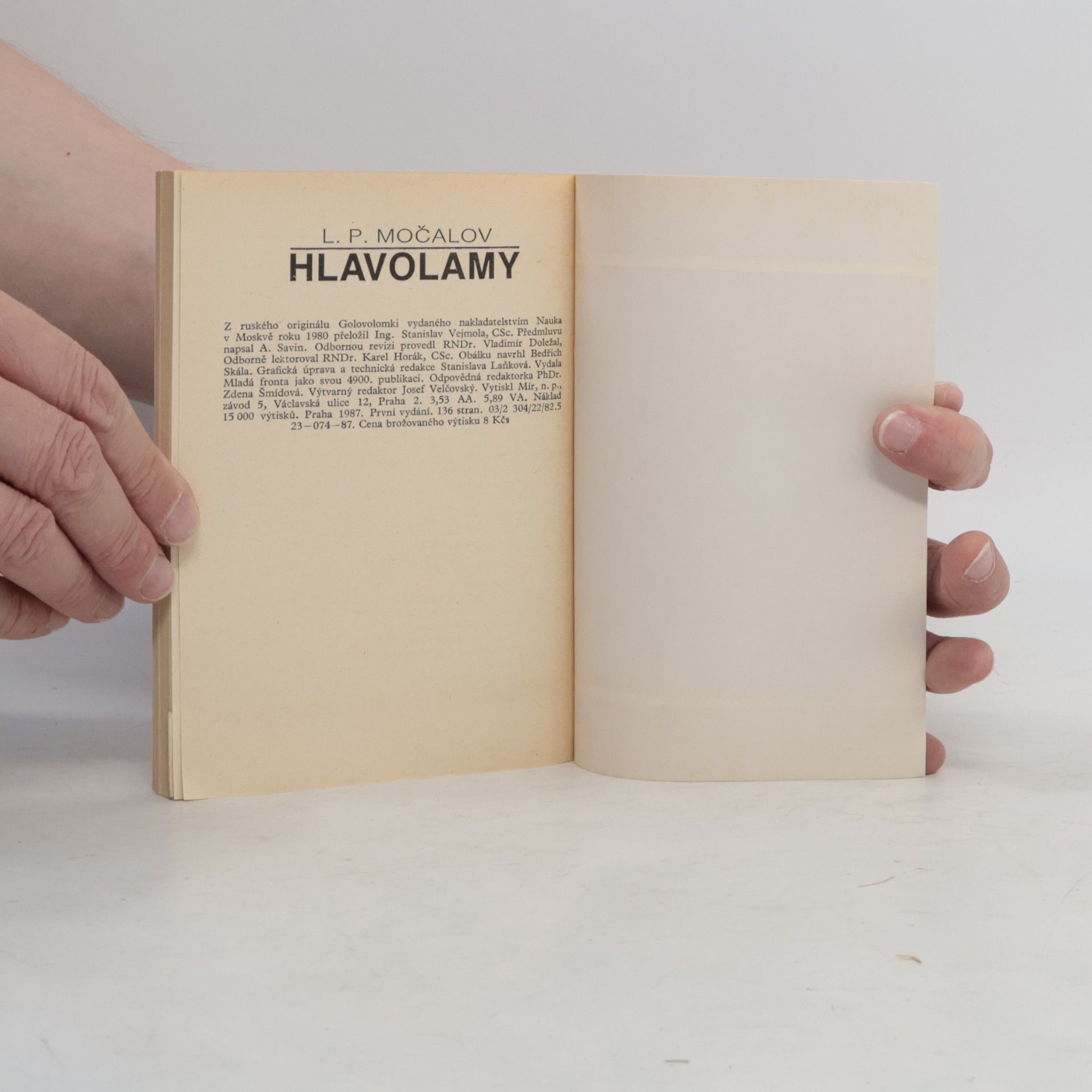 L. P. Močalov Hlavolamy