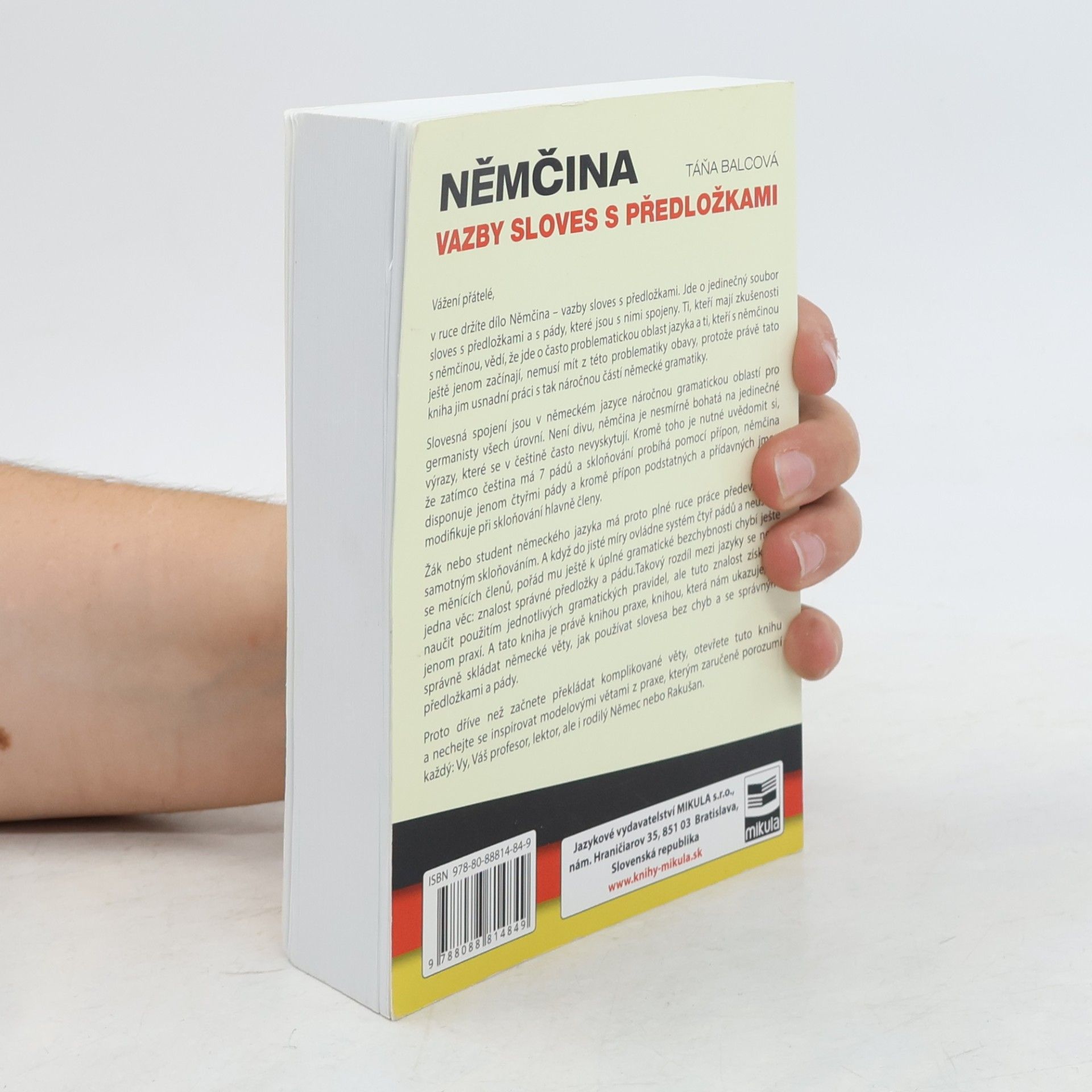 Táňa Balcová Němčina - vazby sloves s předložkami