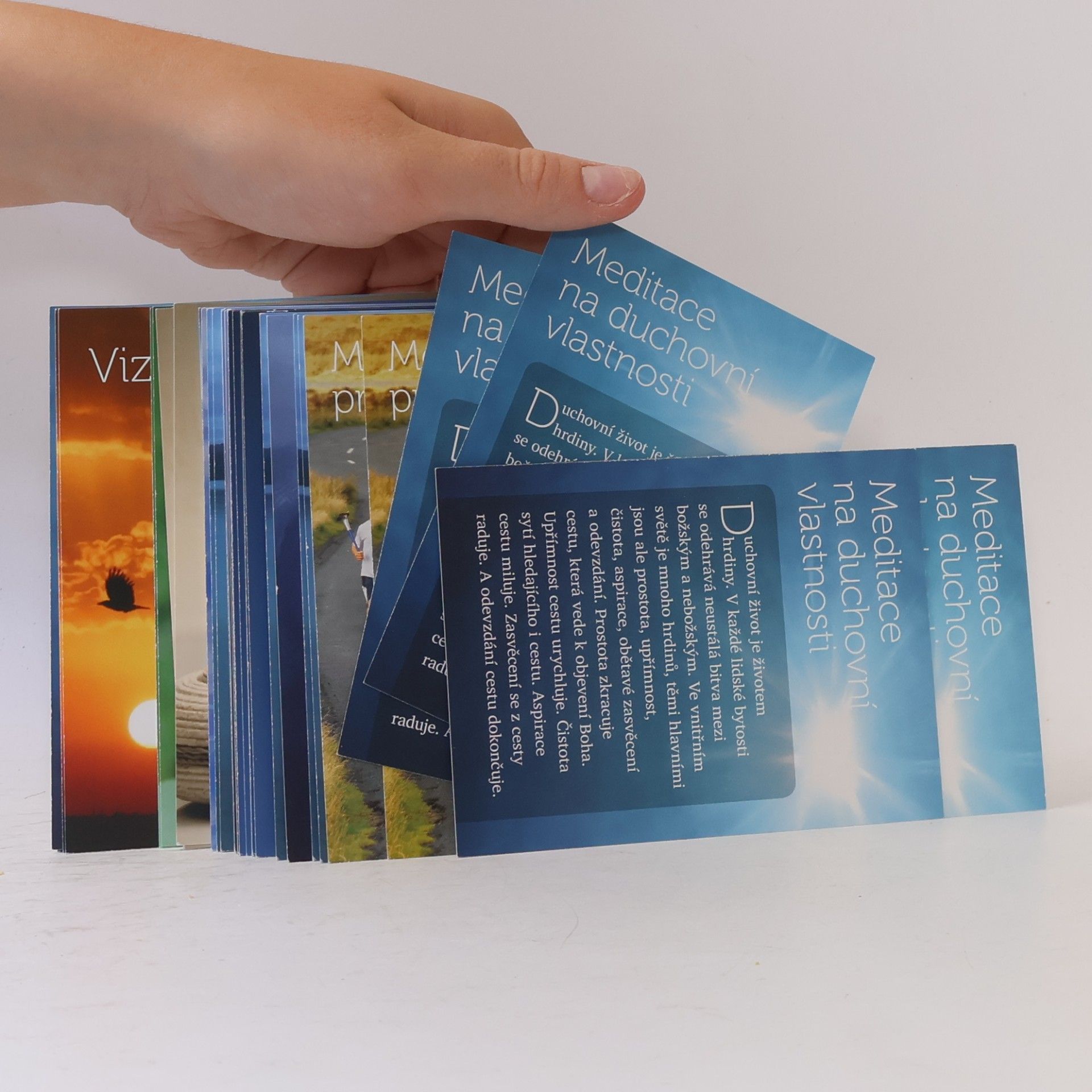 Sri Chinmoy 48 cvičení k meditaci - karty