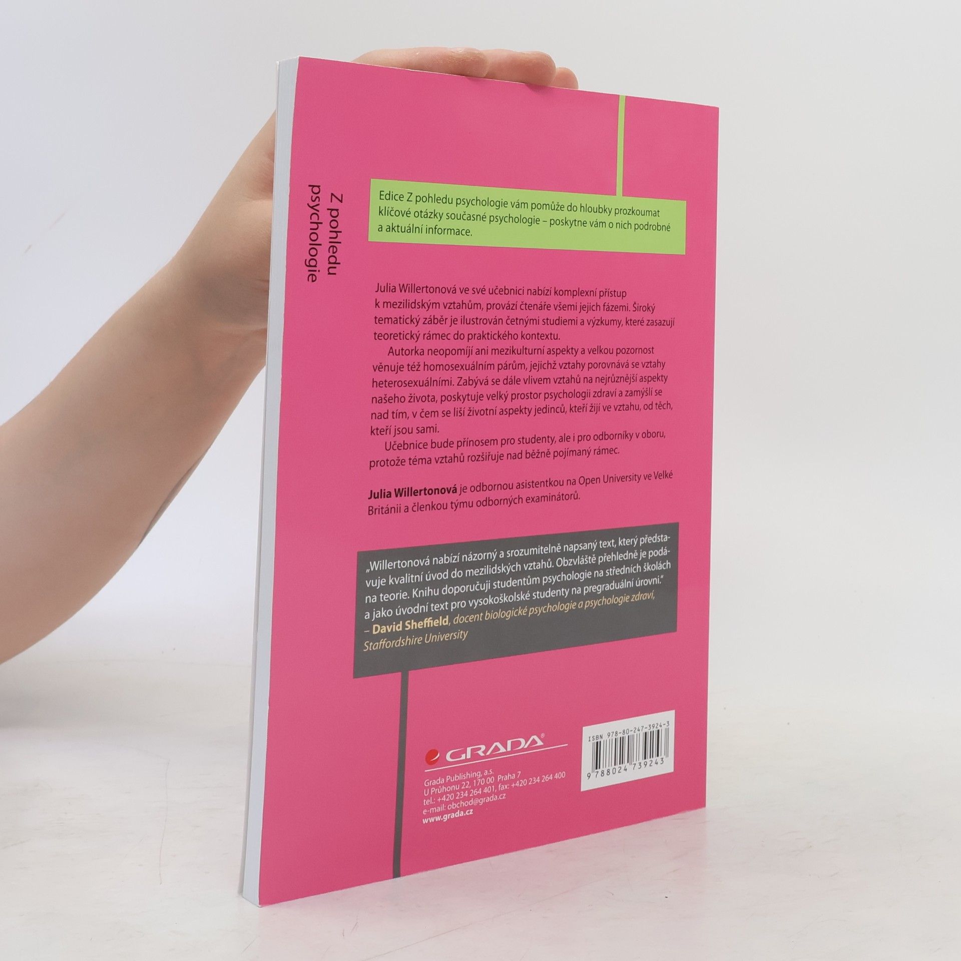 Julia Willerton Psychologie mezilidských vztahů