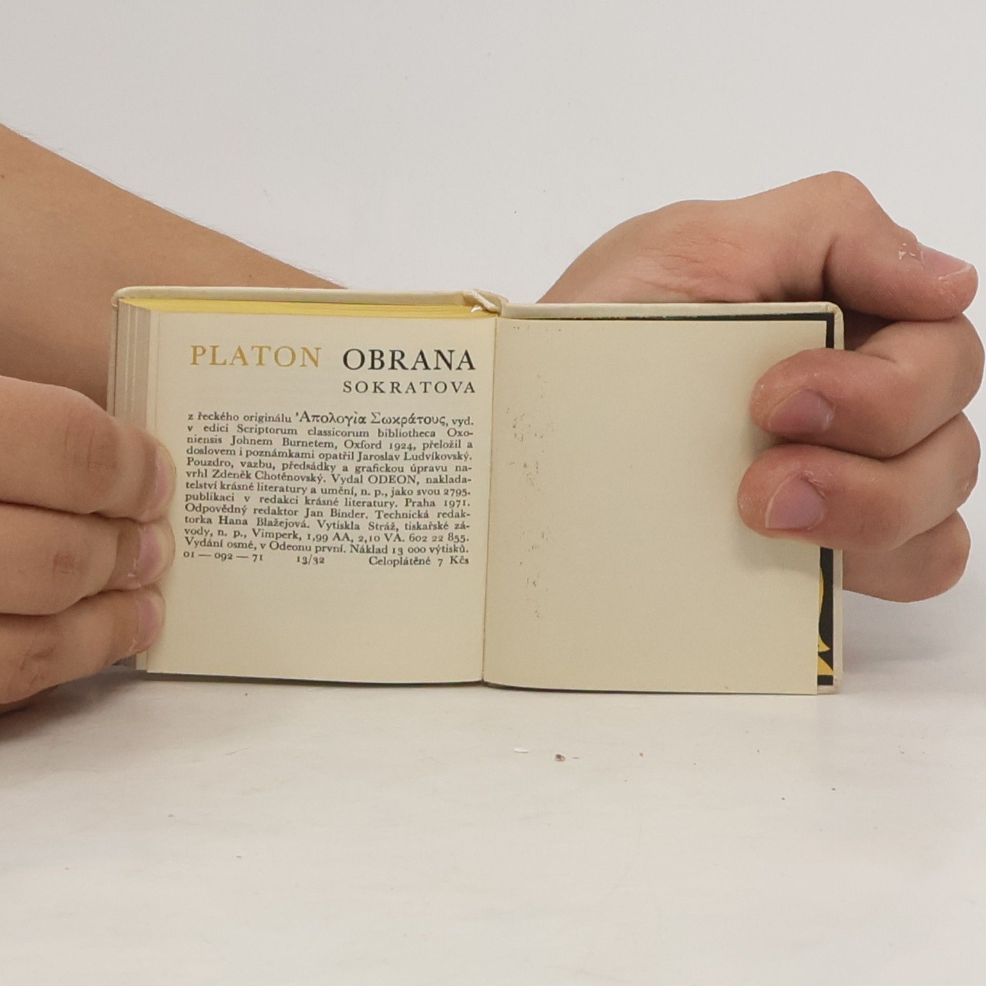 Platon Obrana Sokratova