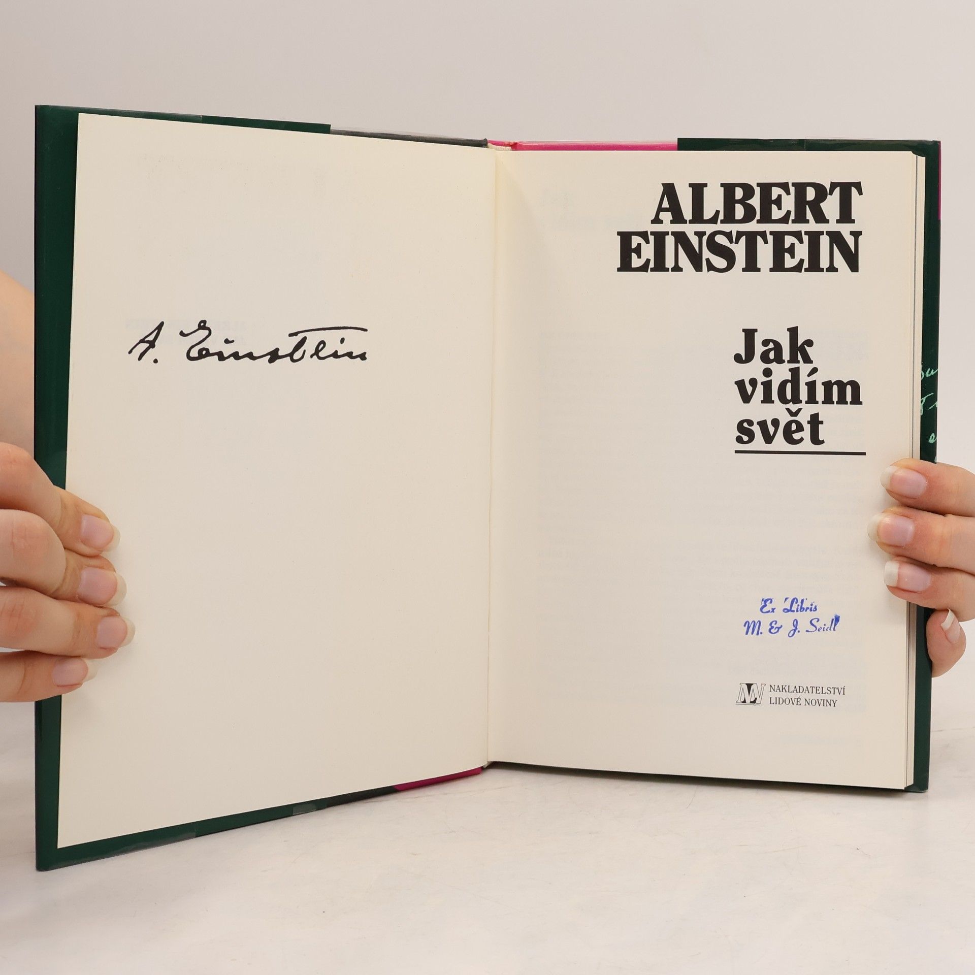 Albert Einstein Jak vidím svět 1
