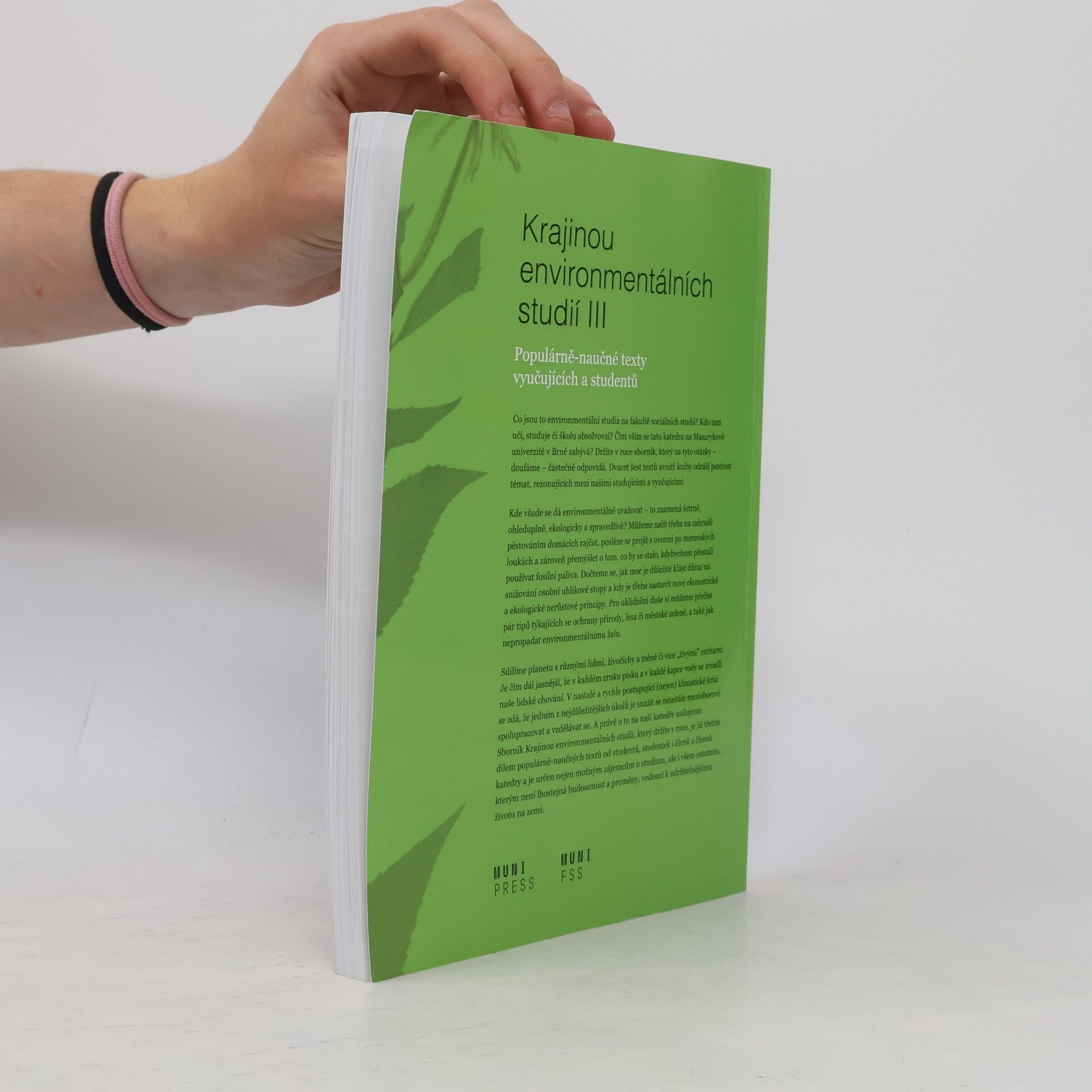 Tereza Špinková Krajinou environmentálních studií III : populárně-naučné texty vyučujících a studentů