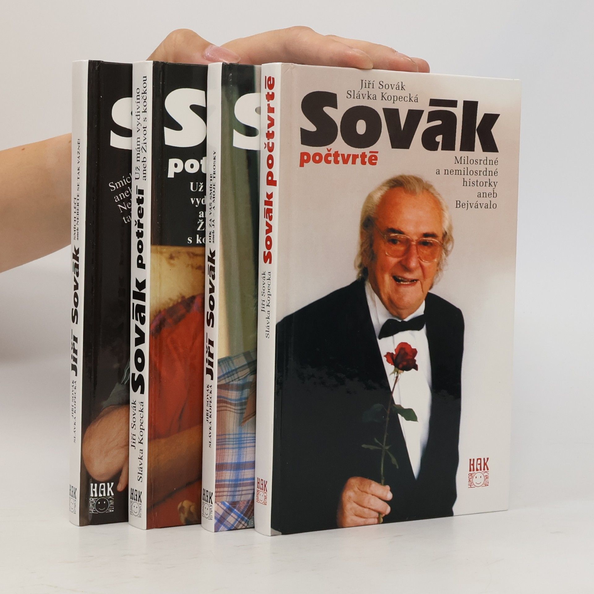 Jiří Sovák Sovákovy sebrané spisy aneb Léčba smíchem (box, 4 svazky)