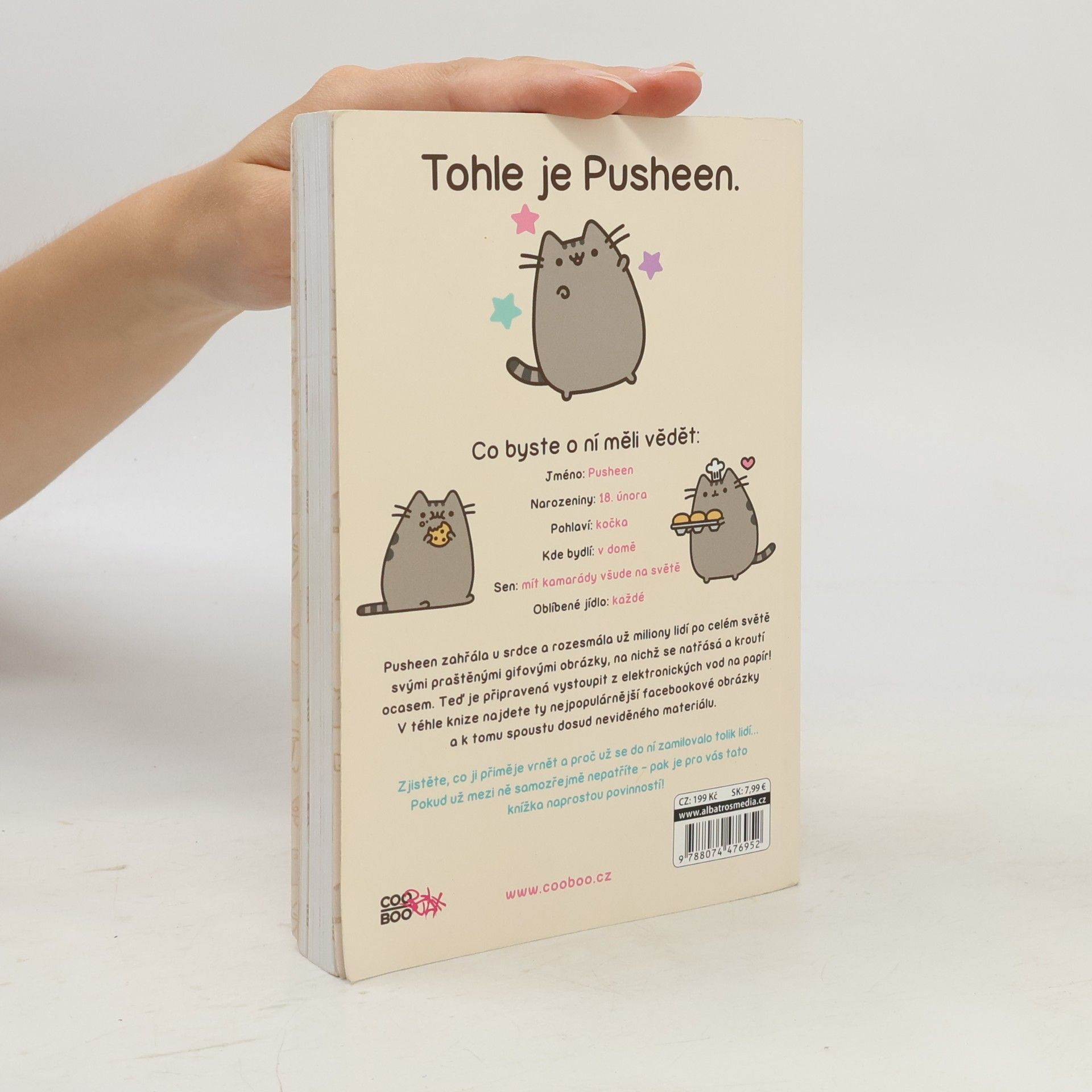 Claire Belton Pusheen. Já, košišta