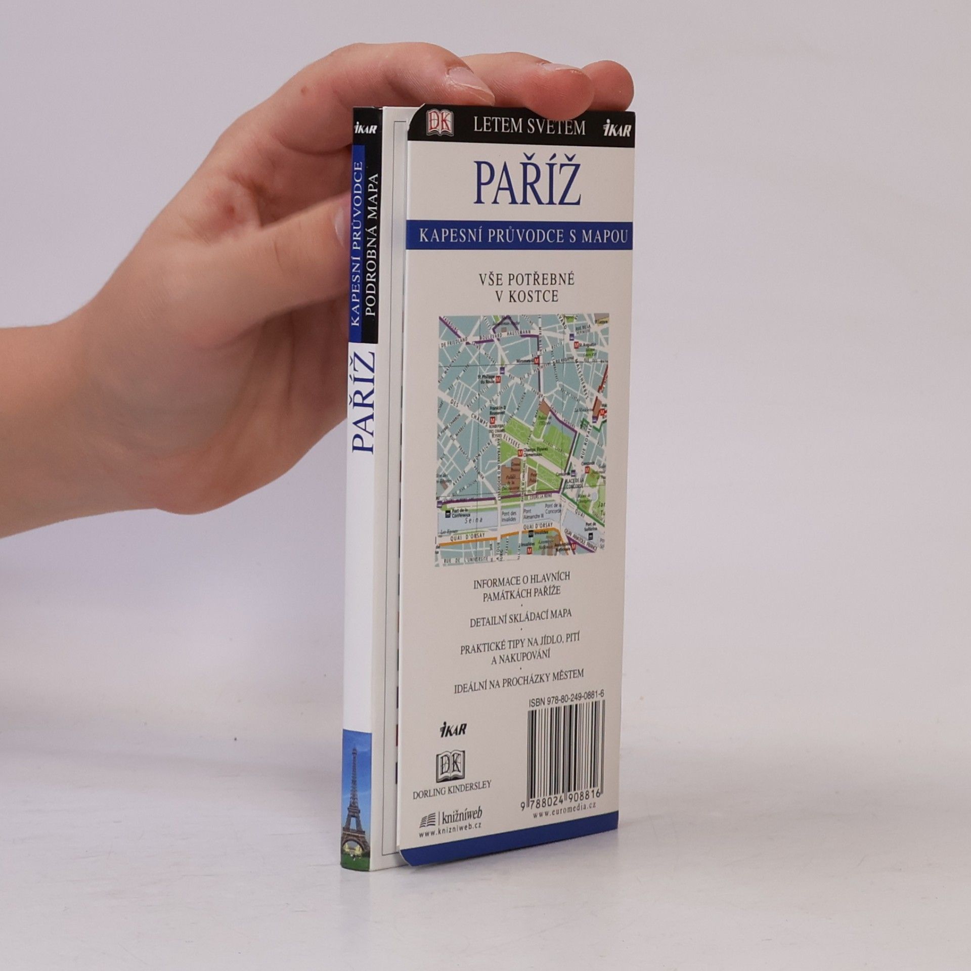 nezn. Paříž : kapesní průvodce s mapou