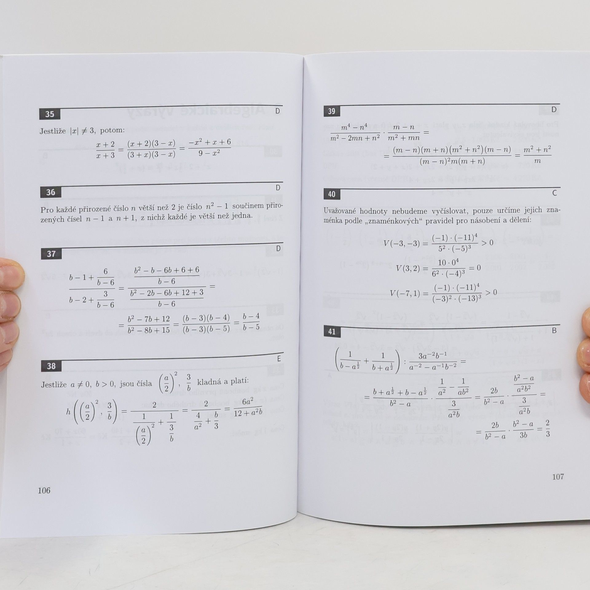 Jaroslav Zhouf Sbírka testových úloh k maturitě z matematiky