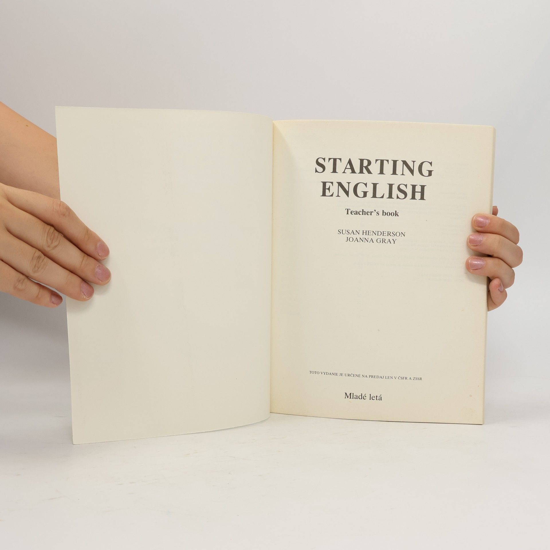 Susan Henderson Starting English 1