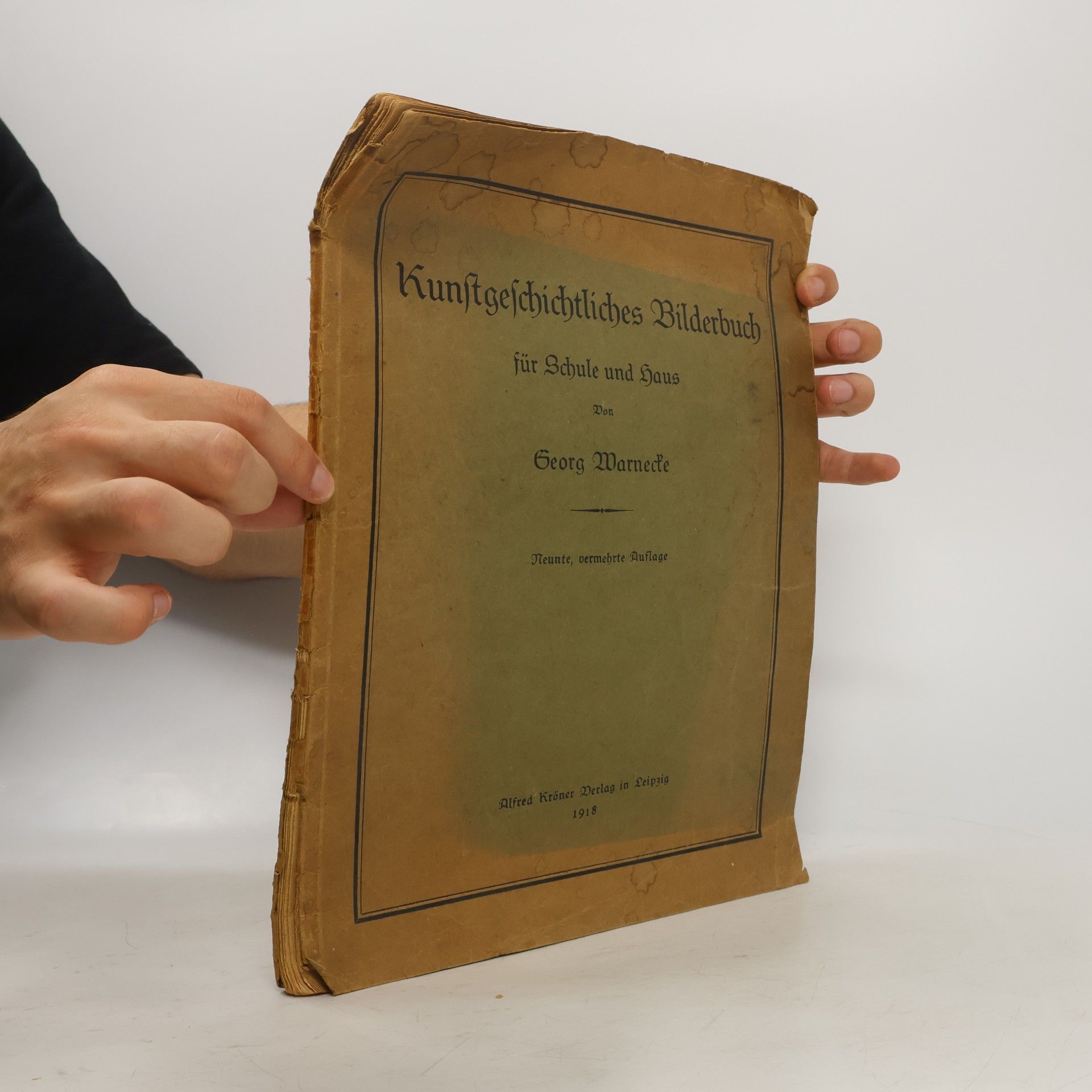Kunstgeschichtliches Bilderbuch für Schule und Haus