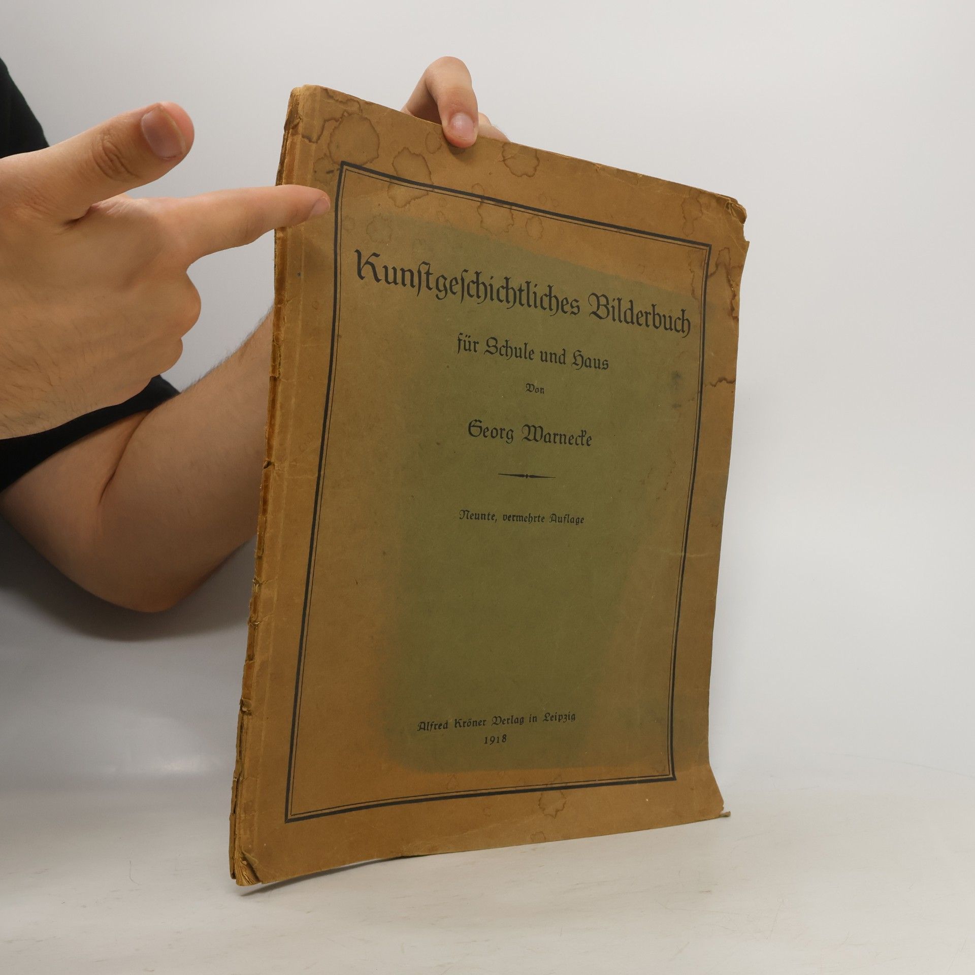 Georg Warnecke Kunstgeschichtliches Bilderbuch für Schule und Haus