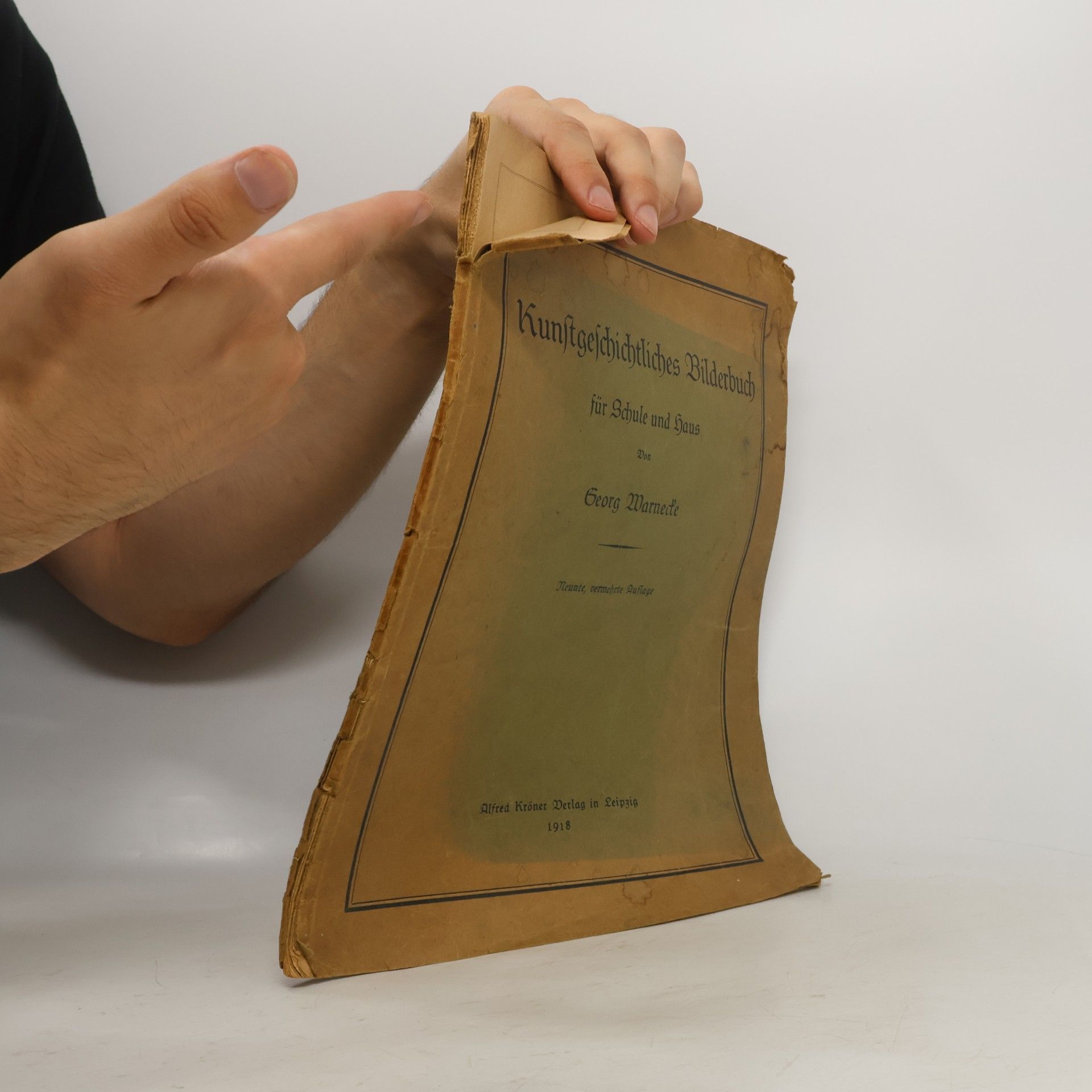 Georg Warnecke Kunstgeschichtliches Bilderbuch für Schule und Haus