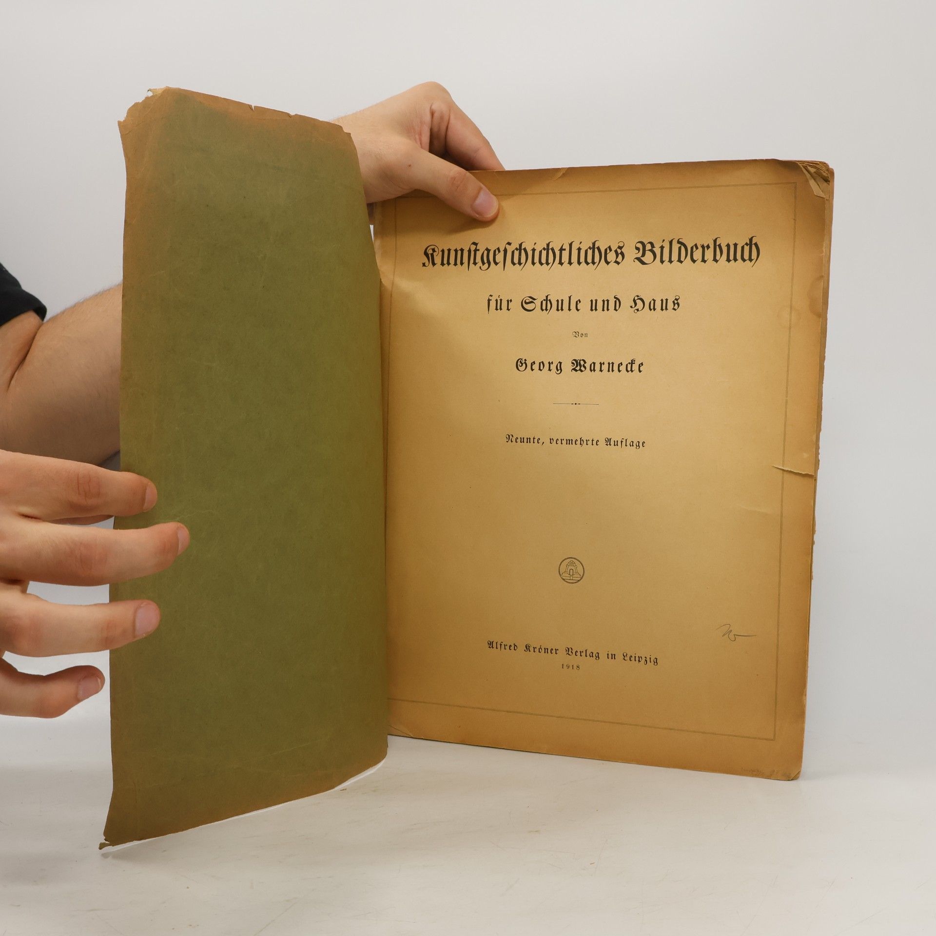 Georg Warnecke Kunstgeschichtliches Bilderbuch für Schule und Haus