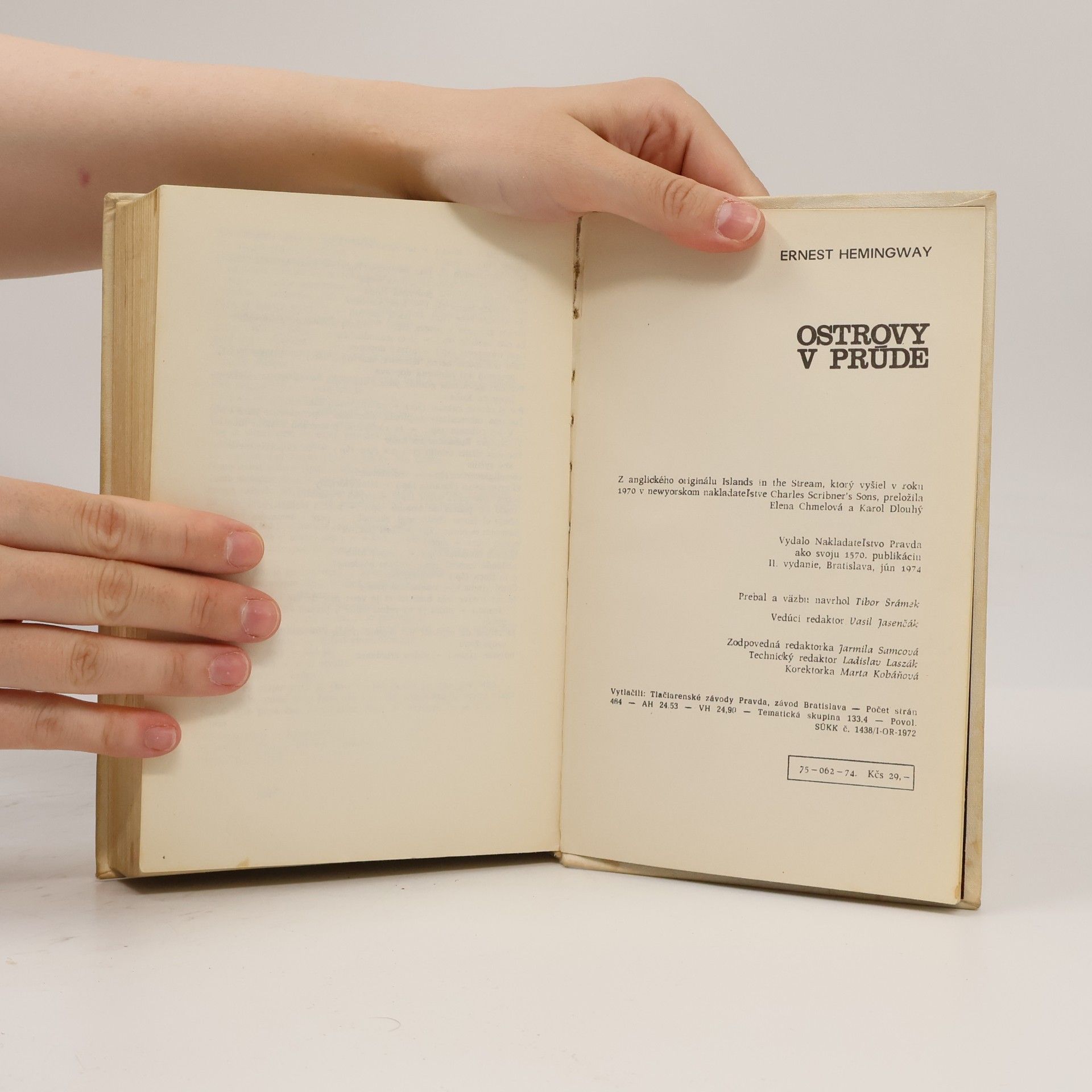 Ernest Hemingway Ostrovy v prúde