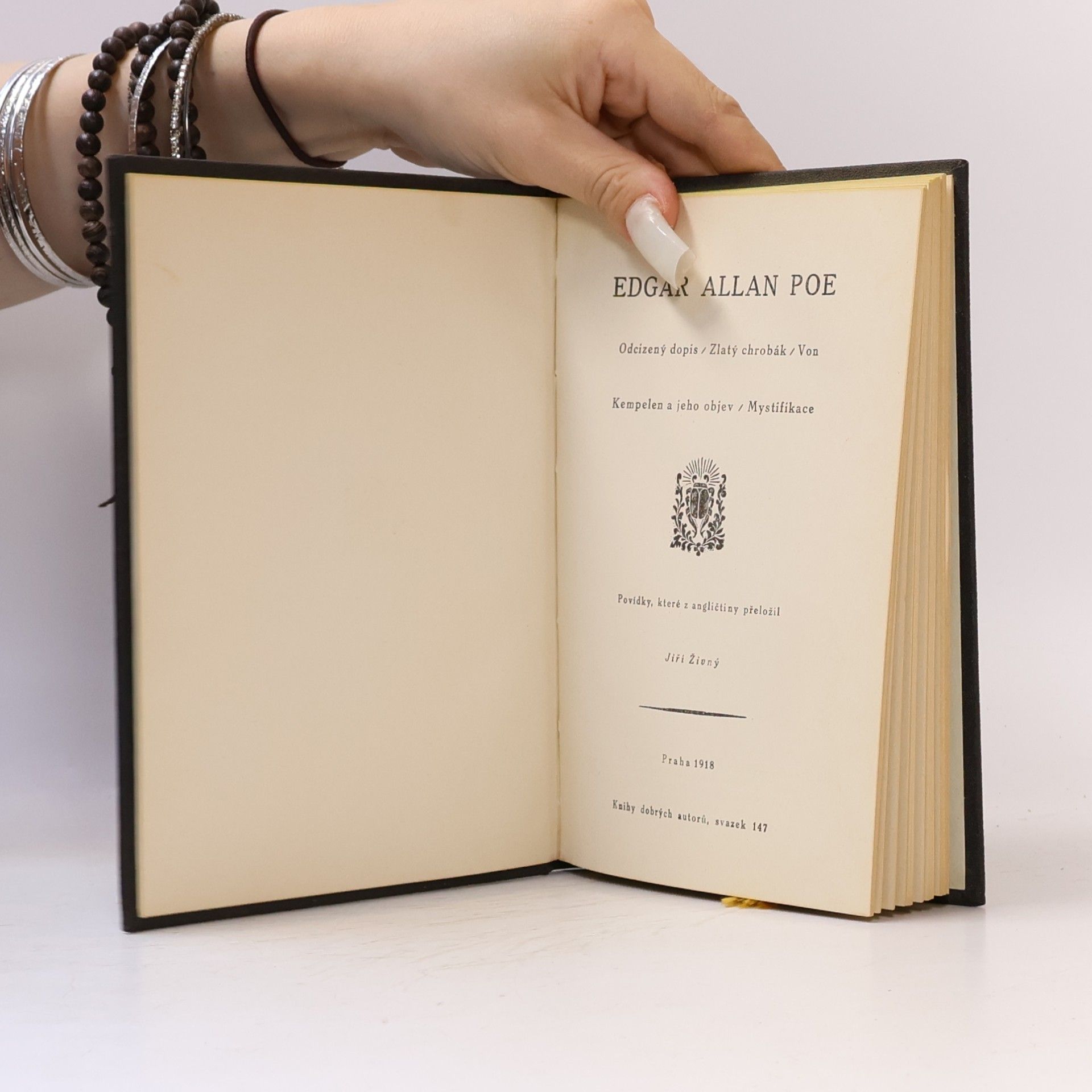 Edgar Allan Poe Odcizený dopis / Zlatý chrobák / Von Kempelen a jeho objev / Mystifikace