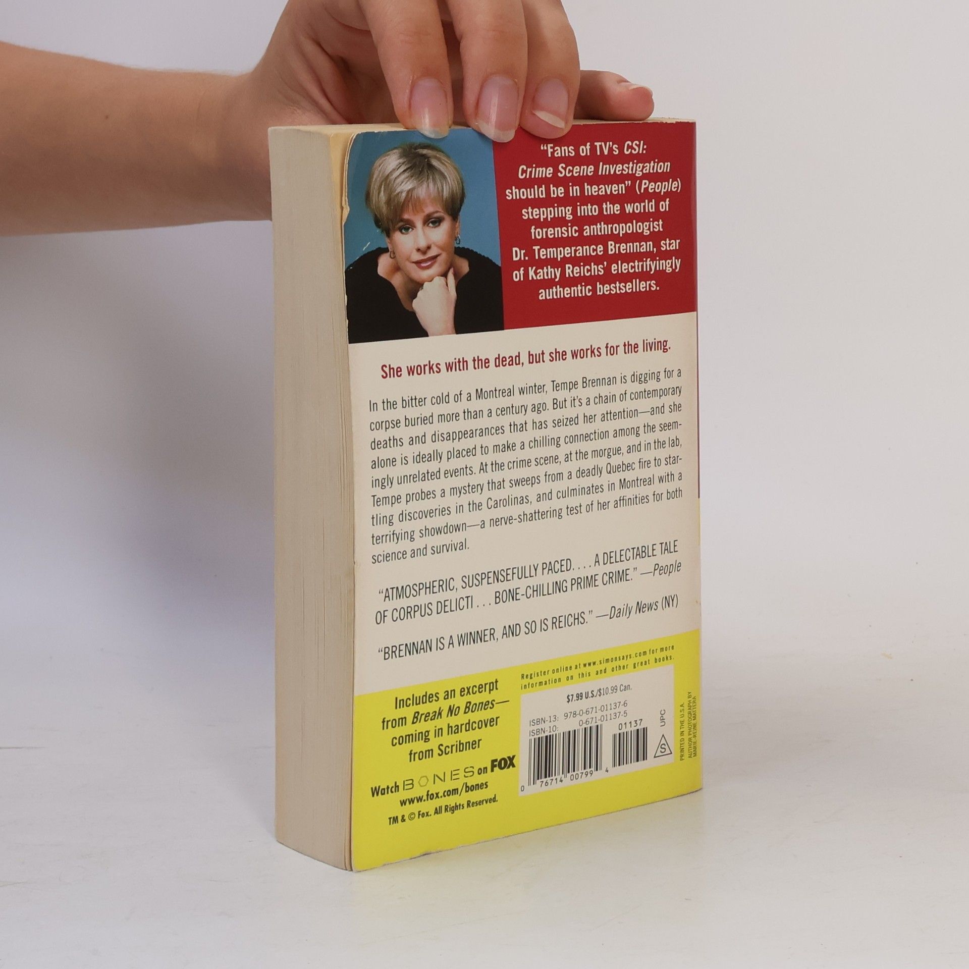 Kathy Reichs Death du jour