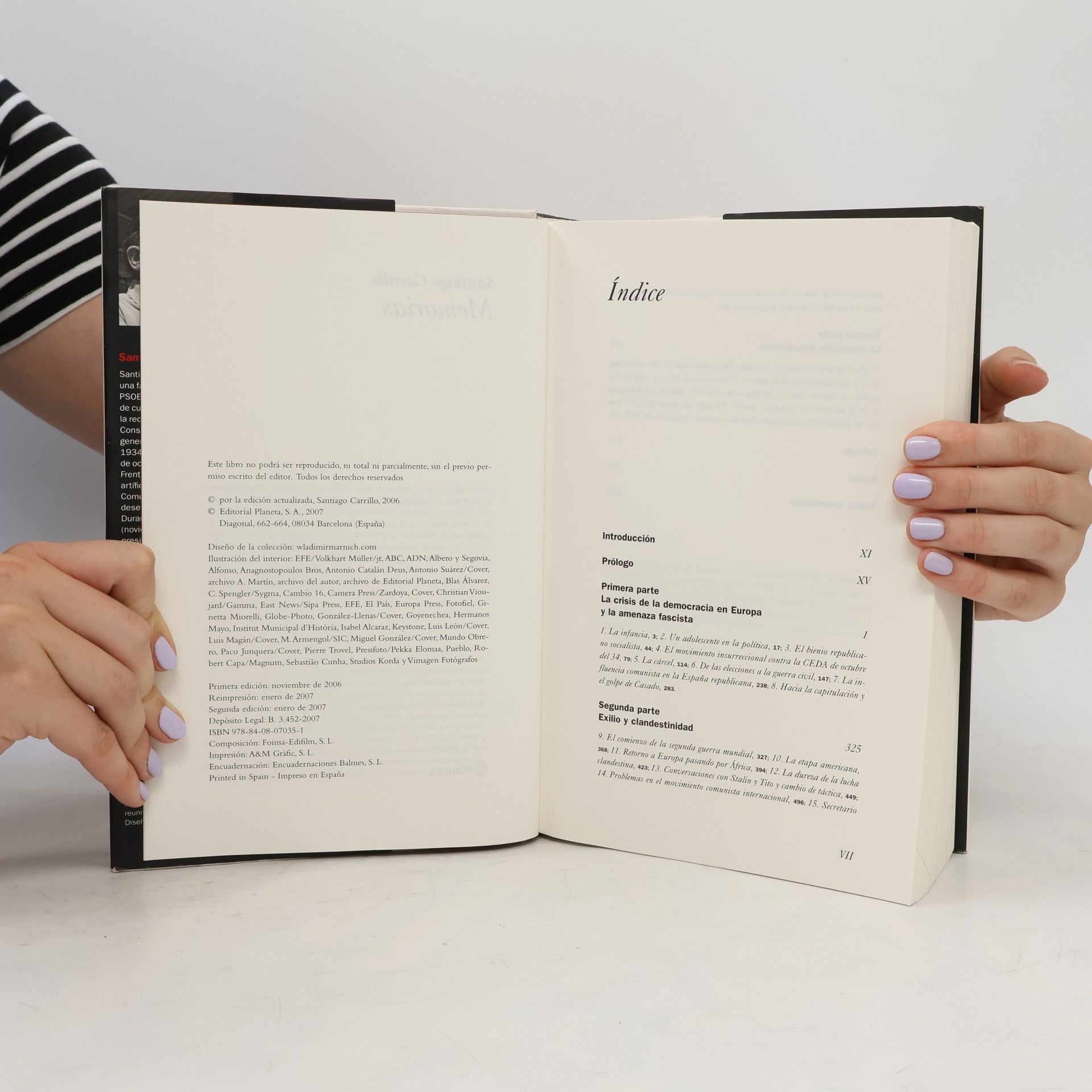 Santiago Carrillo España Escrita - 7: Memorias: Edición revisada y aumentada