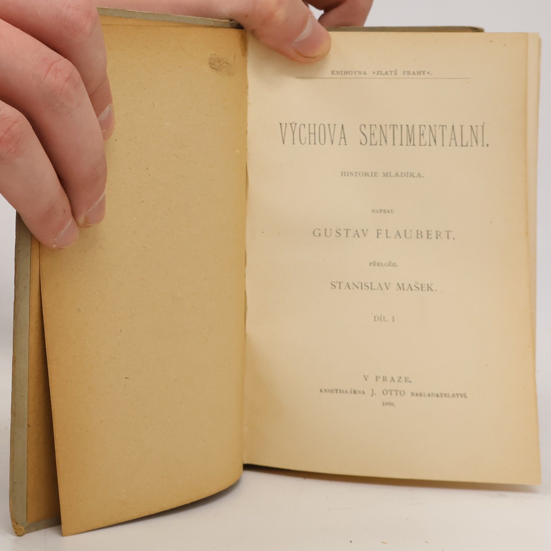 Gustave Flaubert Výchova sentimentální 1