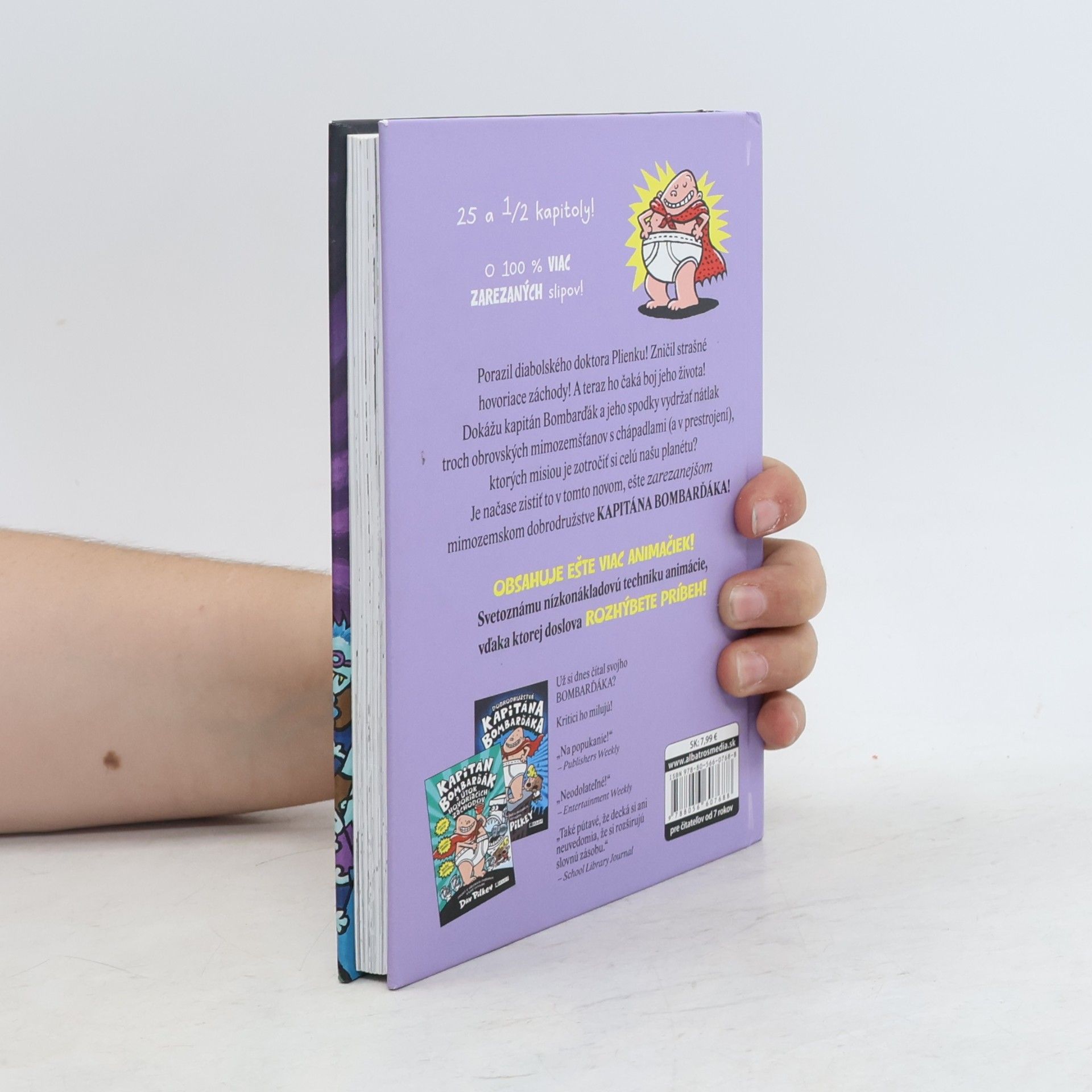 Dav Pilkey Kapitán Bombarďák a invázia neuveriteľne protivných kuchárok z vesmíru (a následný útok rovnako podlých jedálenských zombie bifľošov)