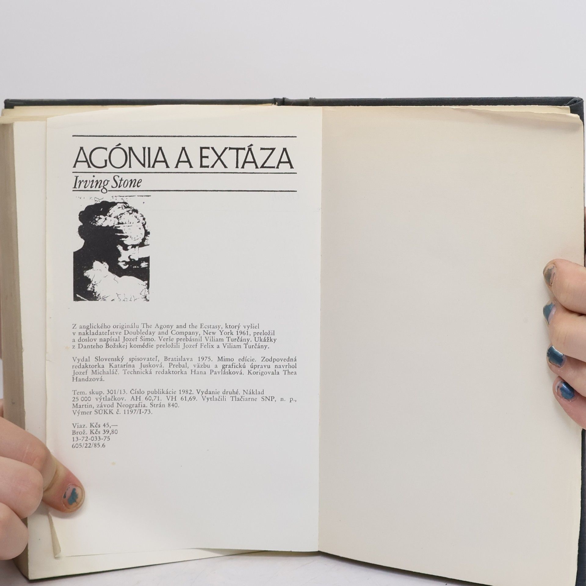 Irving Stone Agónia a Extáza