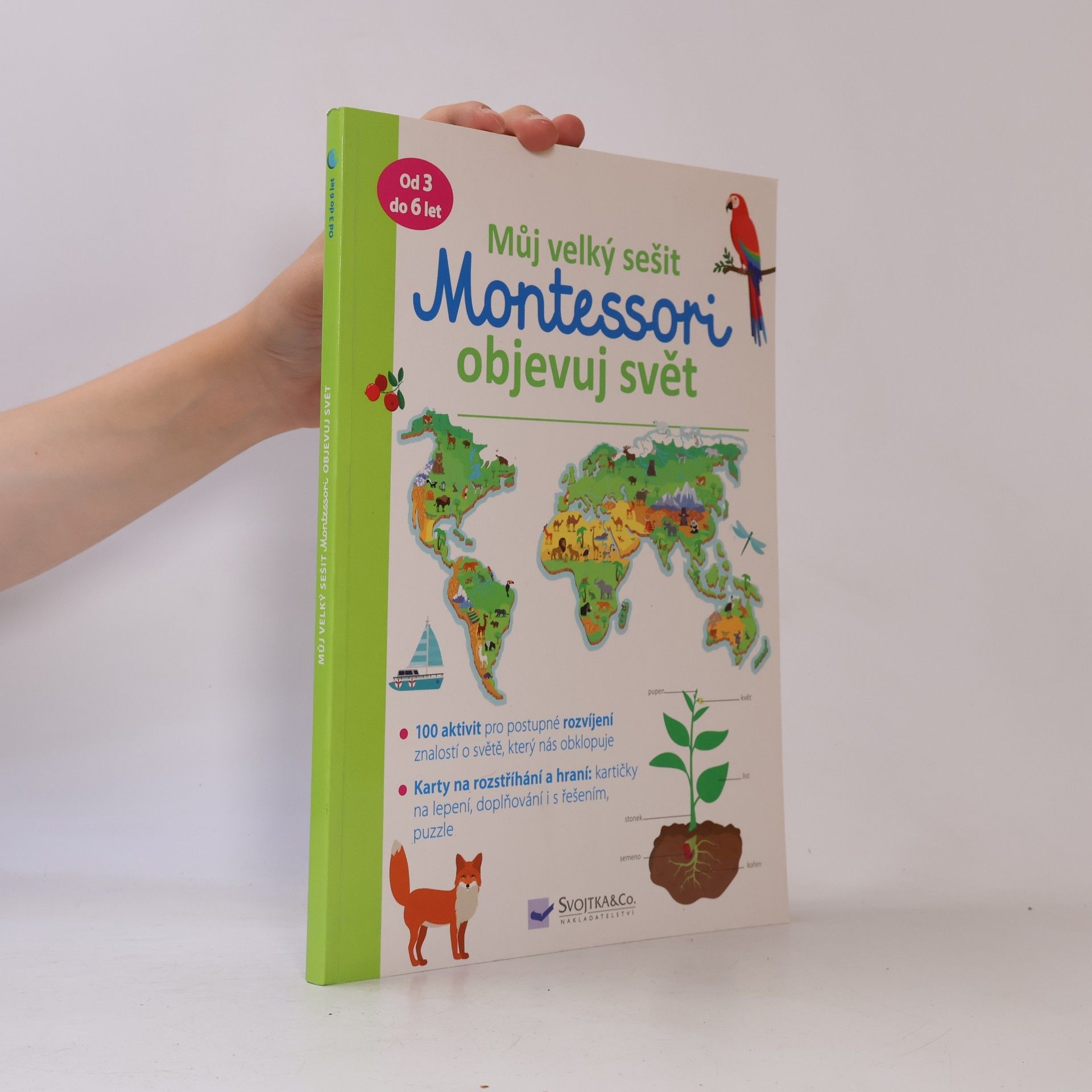 Adéla Poláková Můj velký sešit Montessori - Objevuj svět