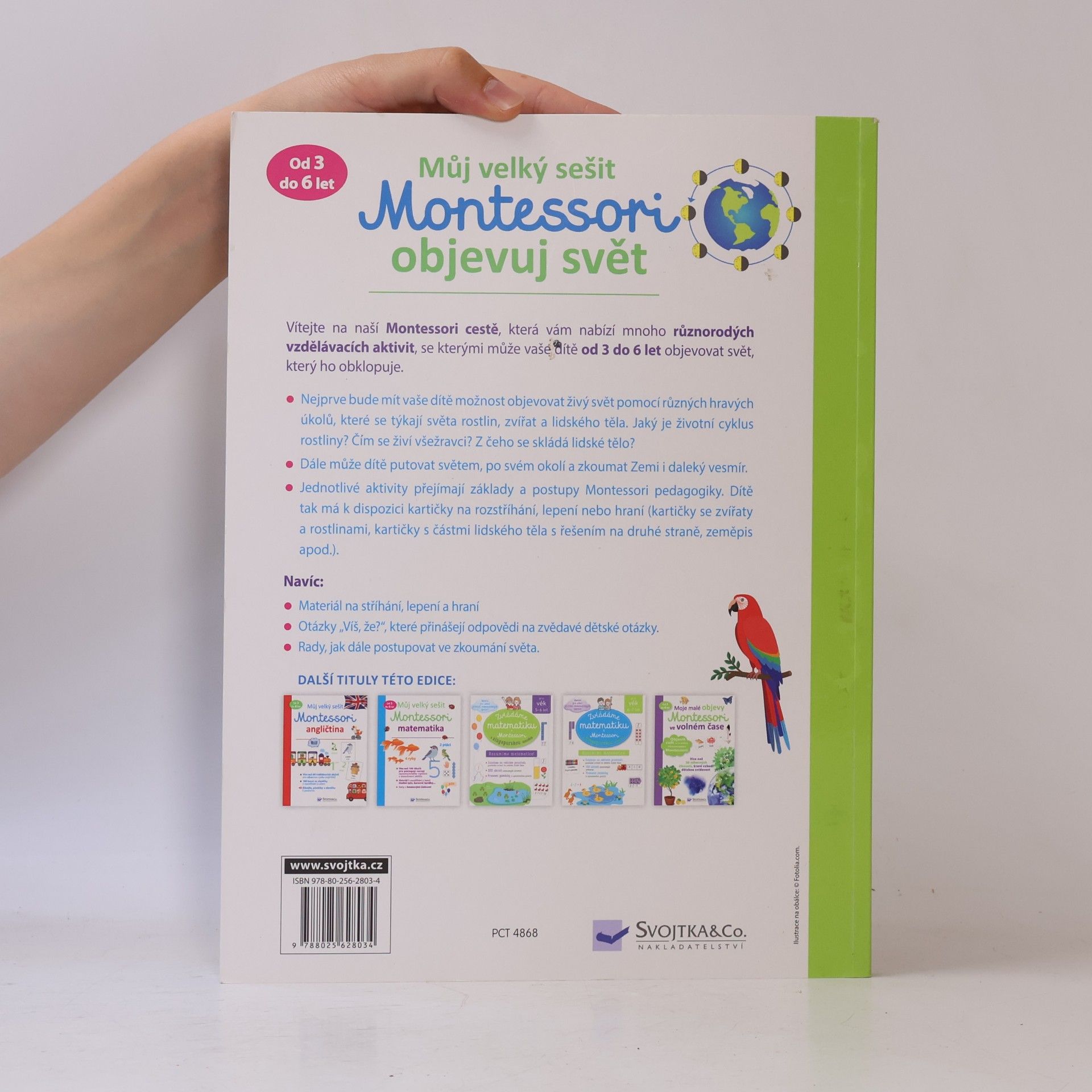 Adéla Poláková Můj velký sešit Montessori - Objevuj svět