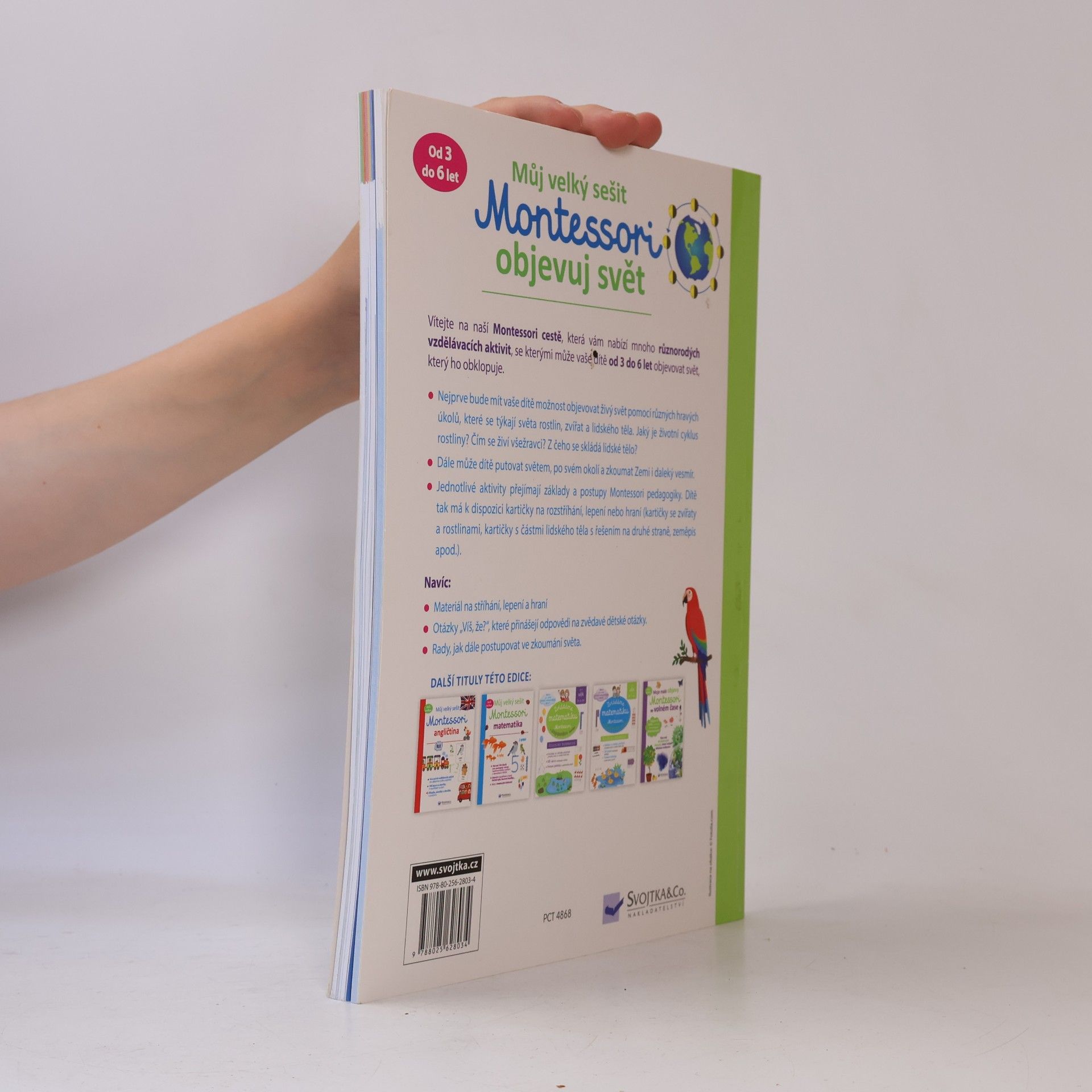 Adéla Poláková Můj velký sešit Montessori - Objevuj svět