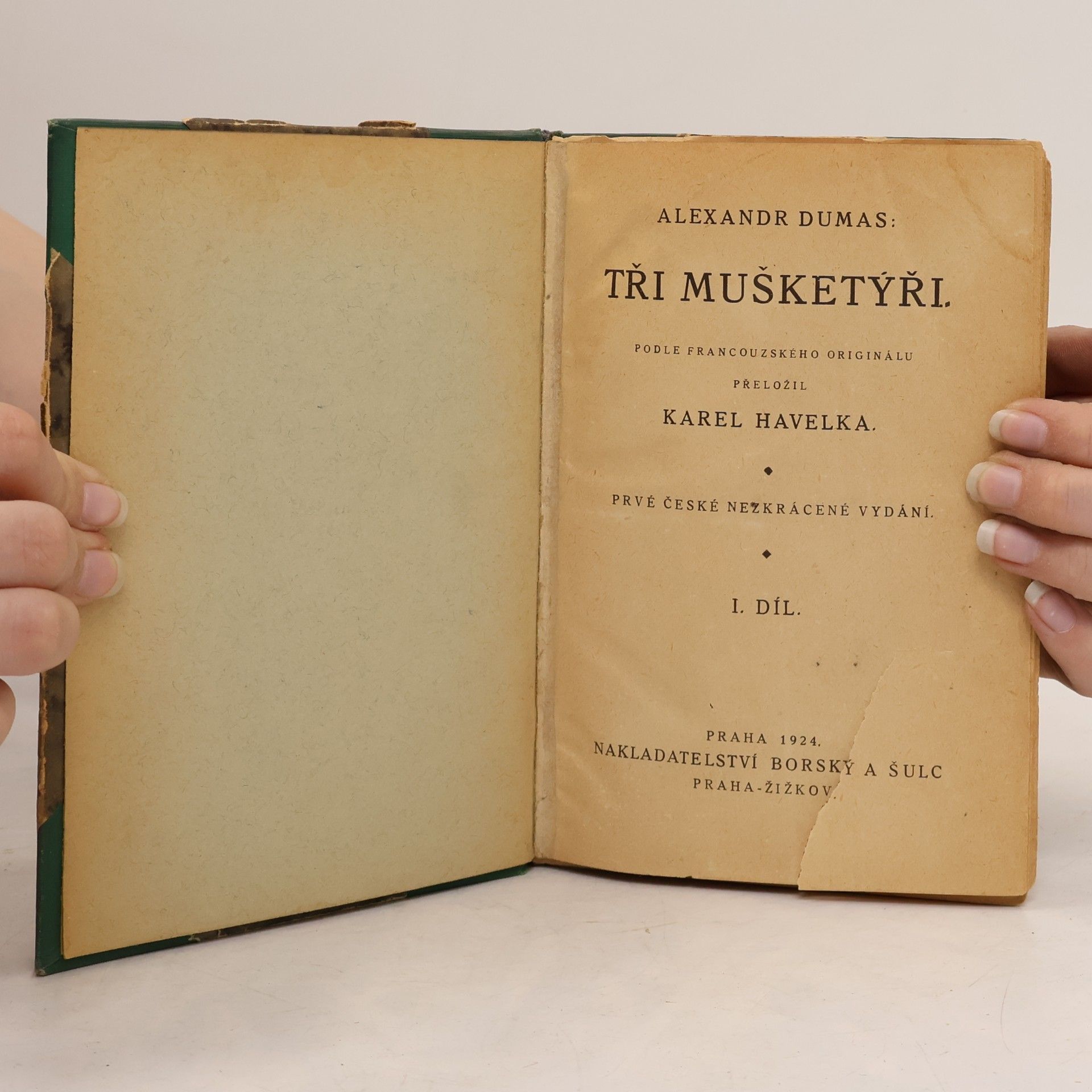 Alexandre Dumas starší Tři mušketýři I.-II.