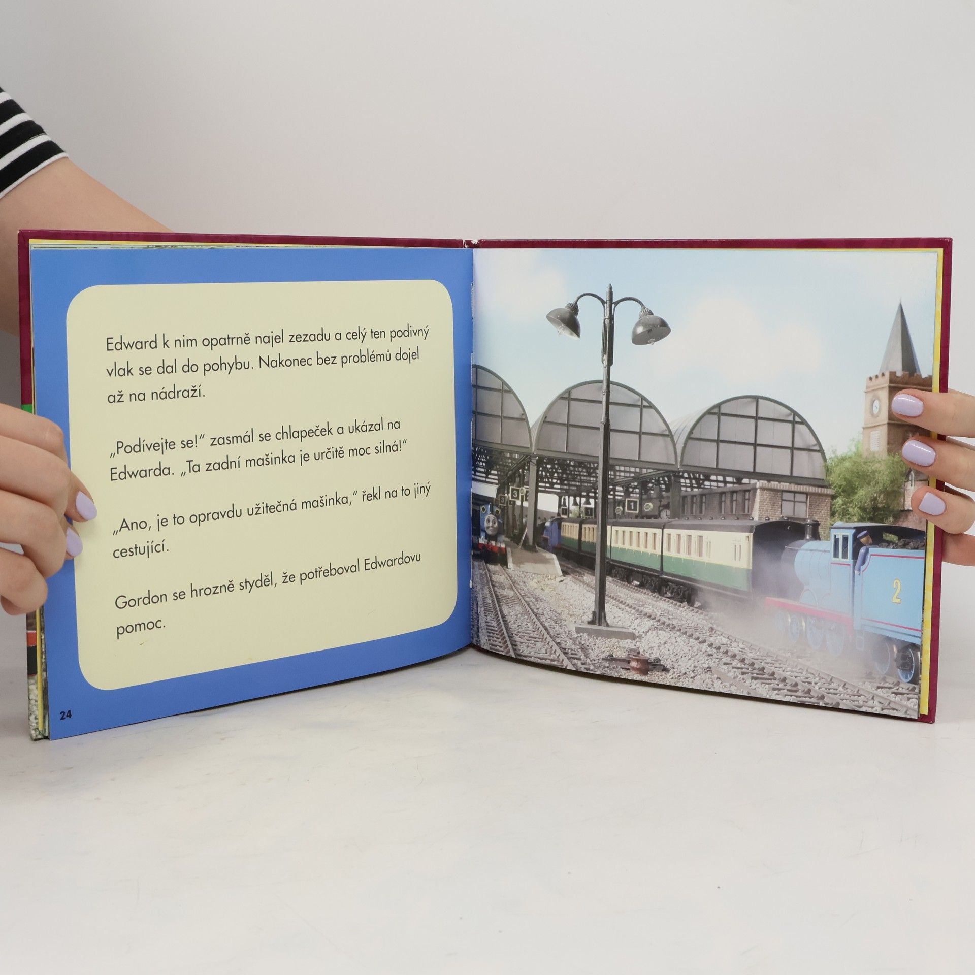 Autores varios Edward, velice užitečná mašinka : podle televizního seriálu o lokomotivě Tomášovi
