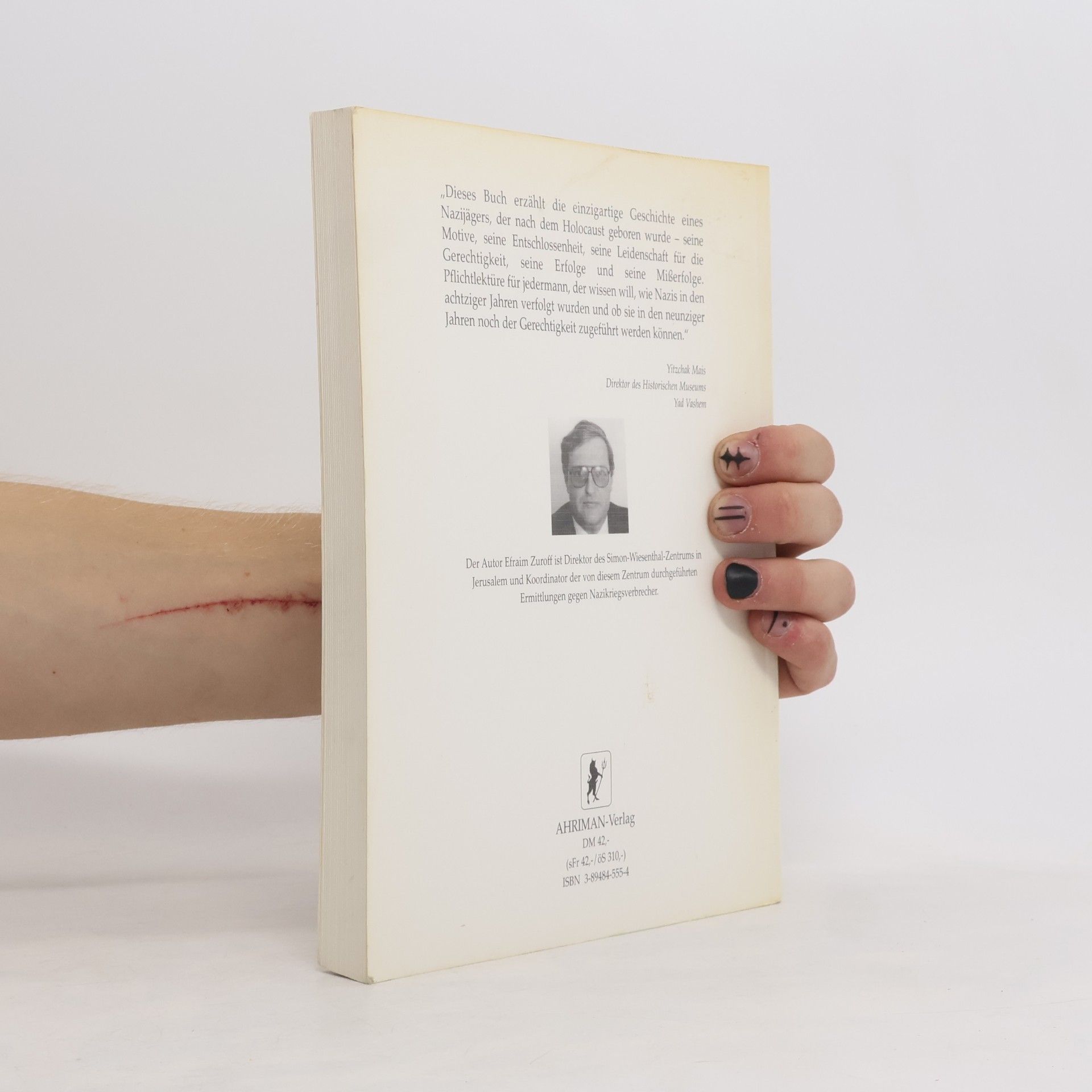 Efraim Zuroff Beruf: Nazijäger