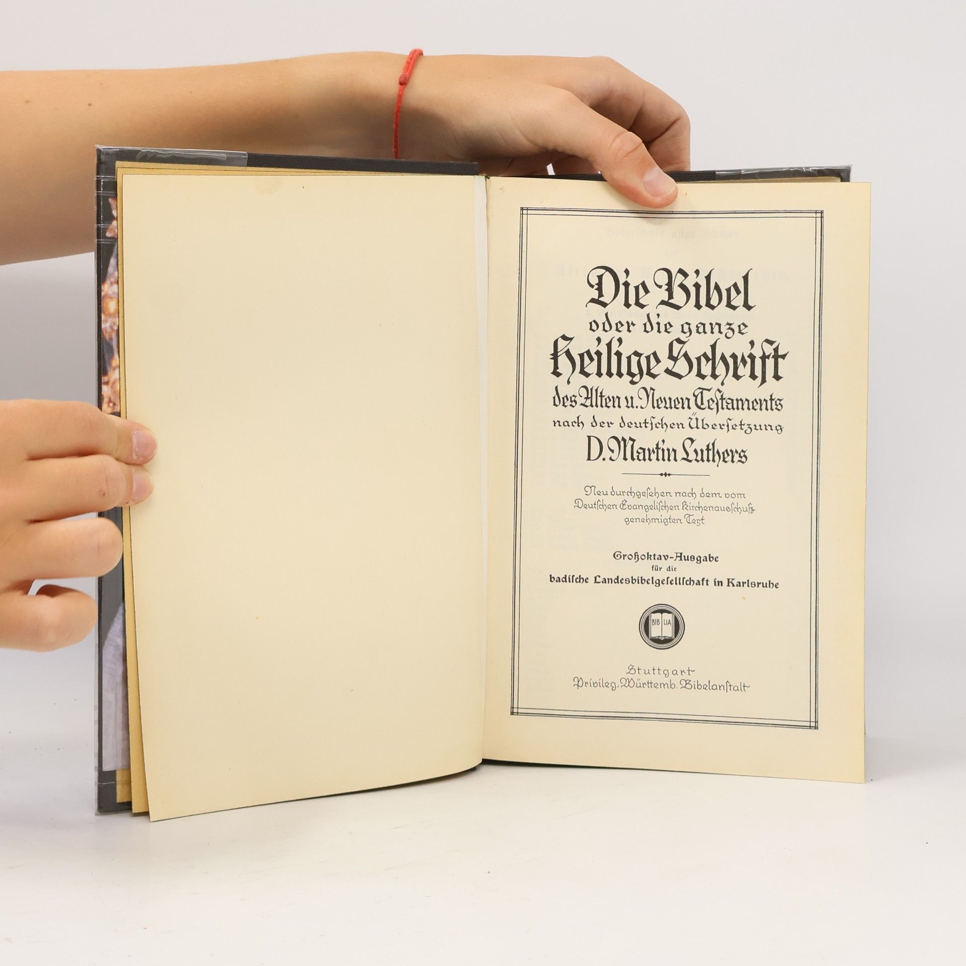 Martin Luther Die Bibel oder die ganze Heilige Schrift des Alten u. Neuen Testaments