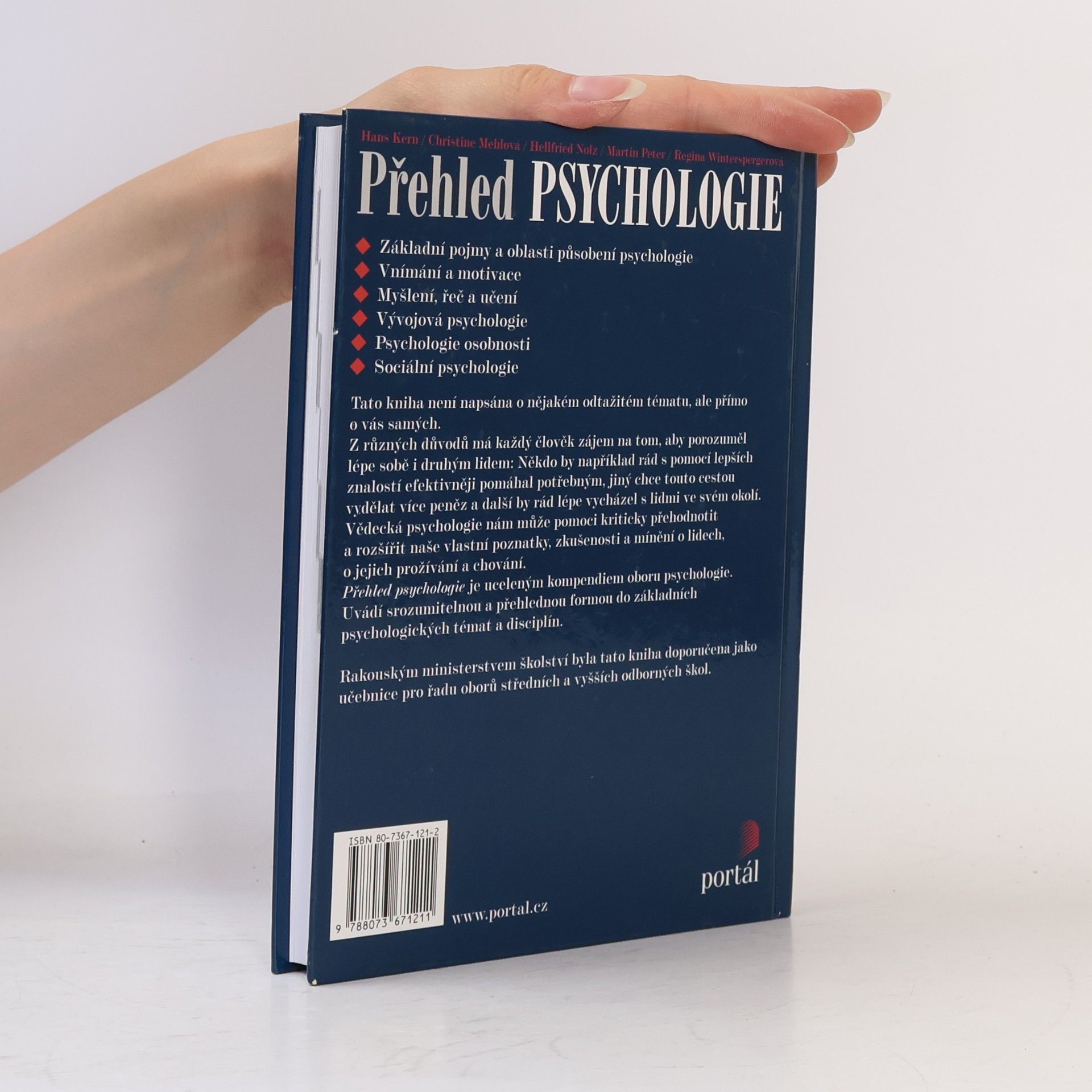 Hans Kern Přehled psychologie