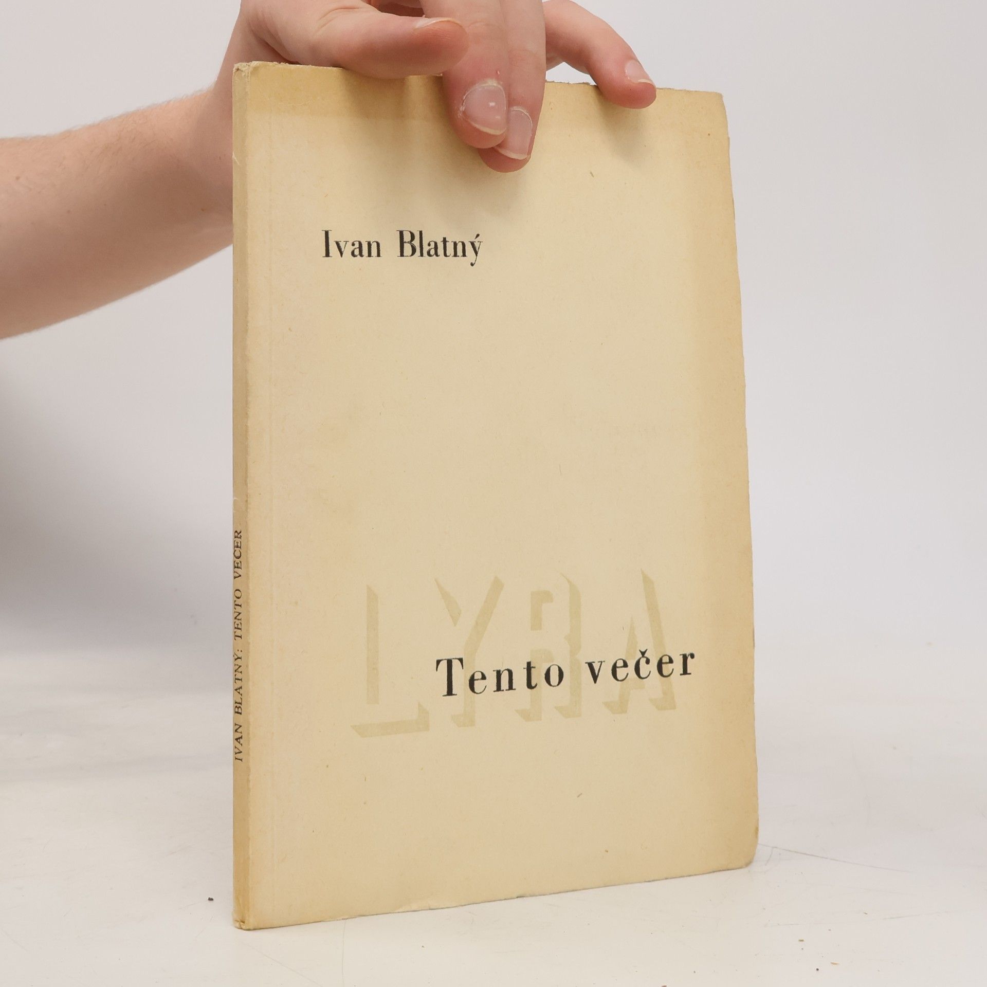 Ivan Blatný Tento večer