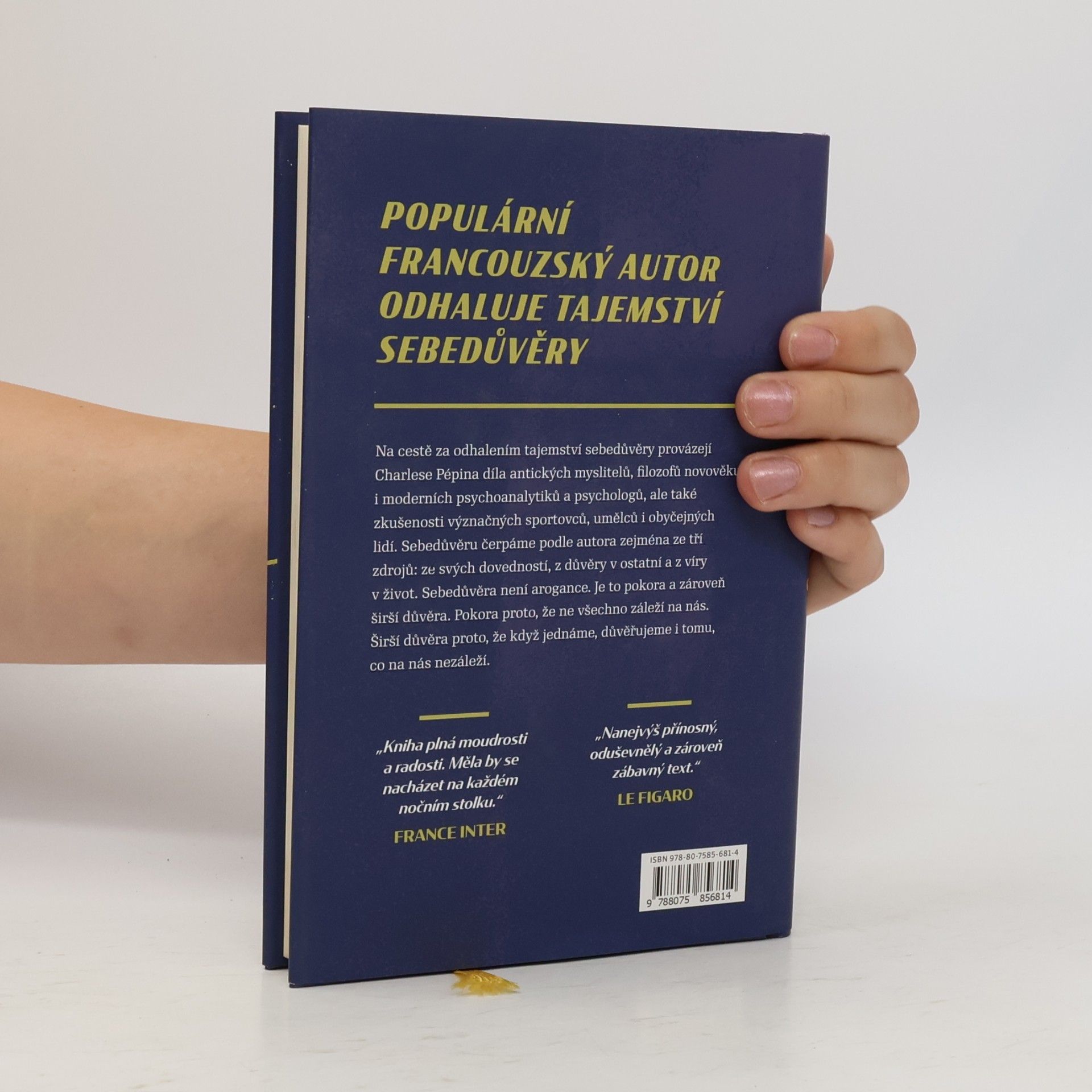 Charles Pépin Sebedůvěra jako životní filozofie