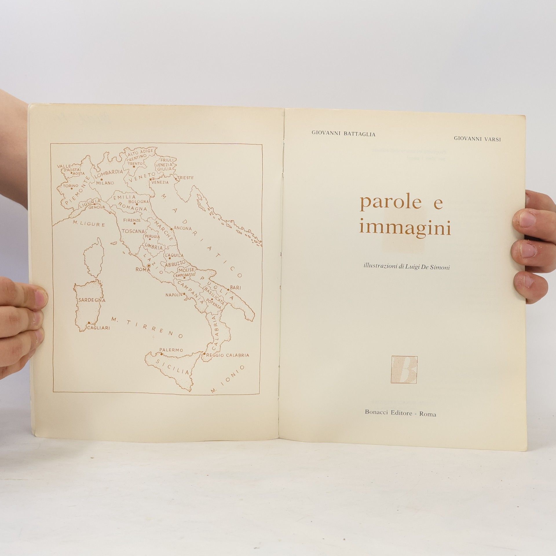 Giovanni Battaglia Parole e immagini: Corso di lingua italiana per principianti.