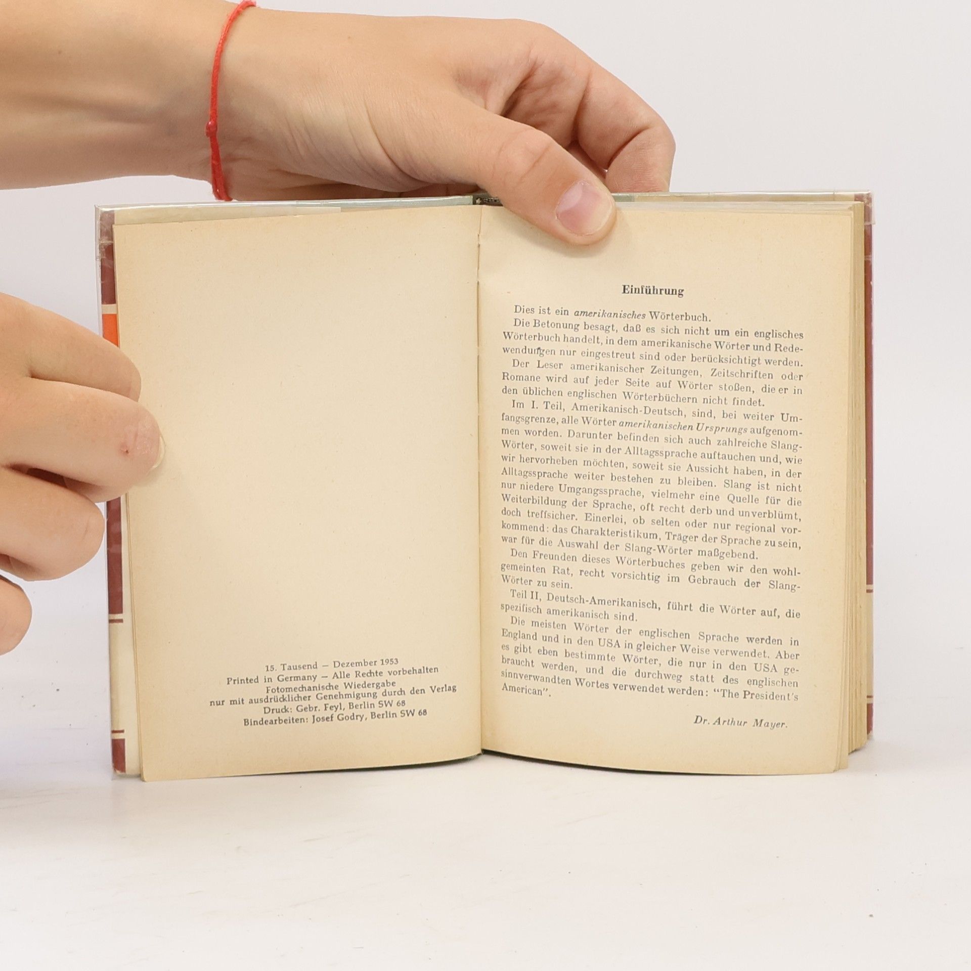 Various authors Amerikanisches Wörterbuch