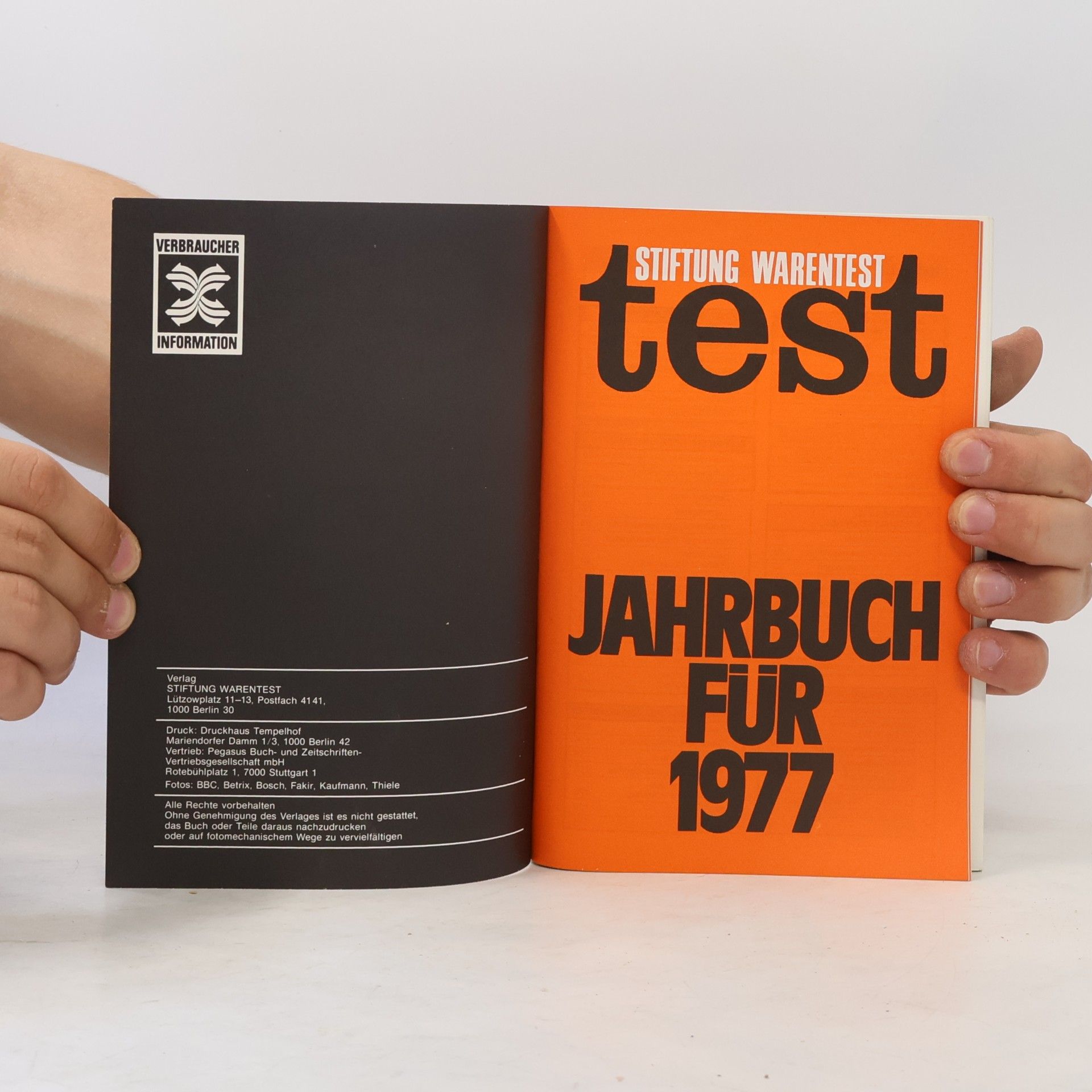 Autores varios Stiftung Warentest: Test, Jahrbüch für 77