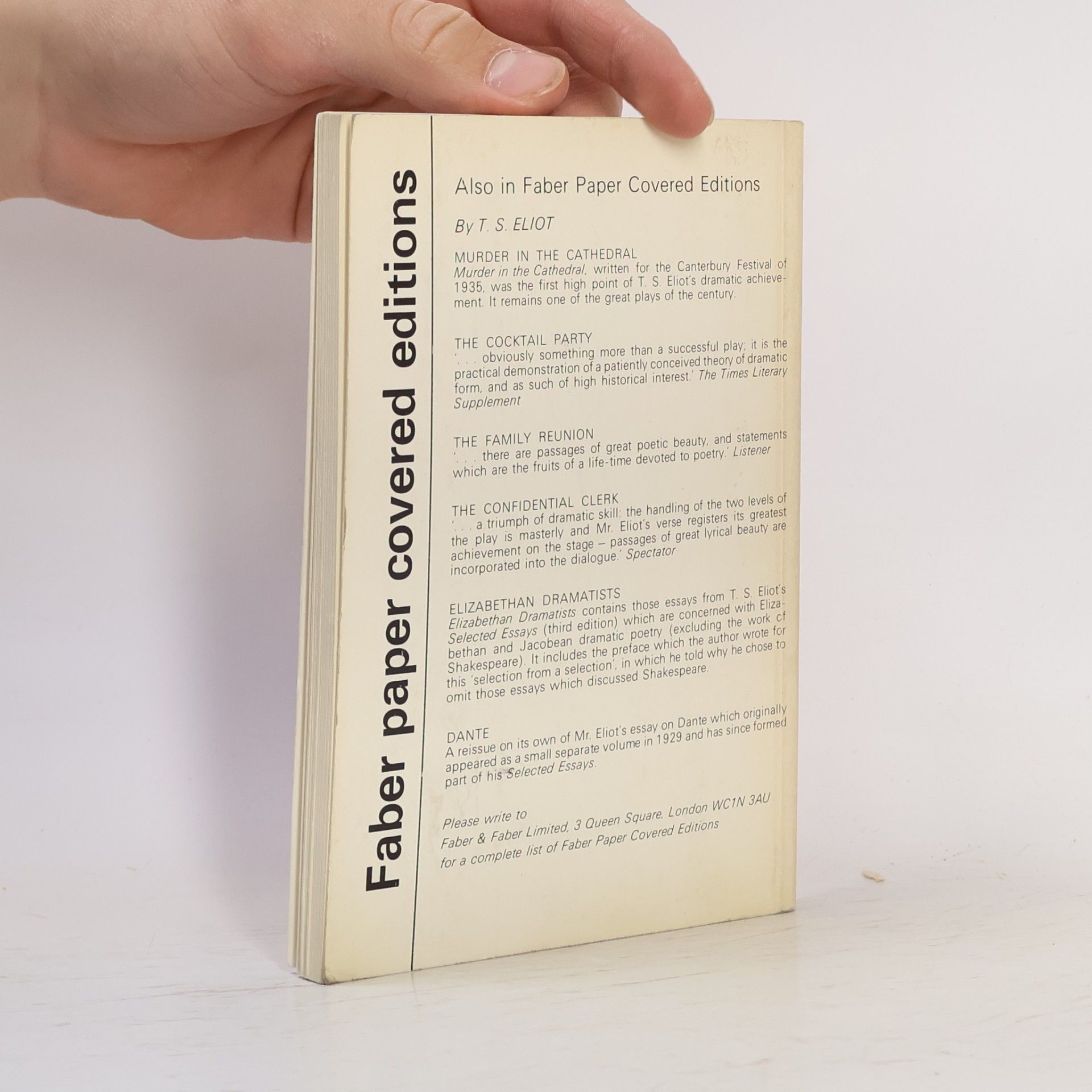 T. S. Eliot Selected Poems