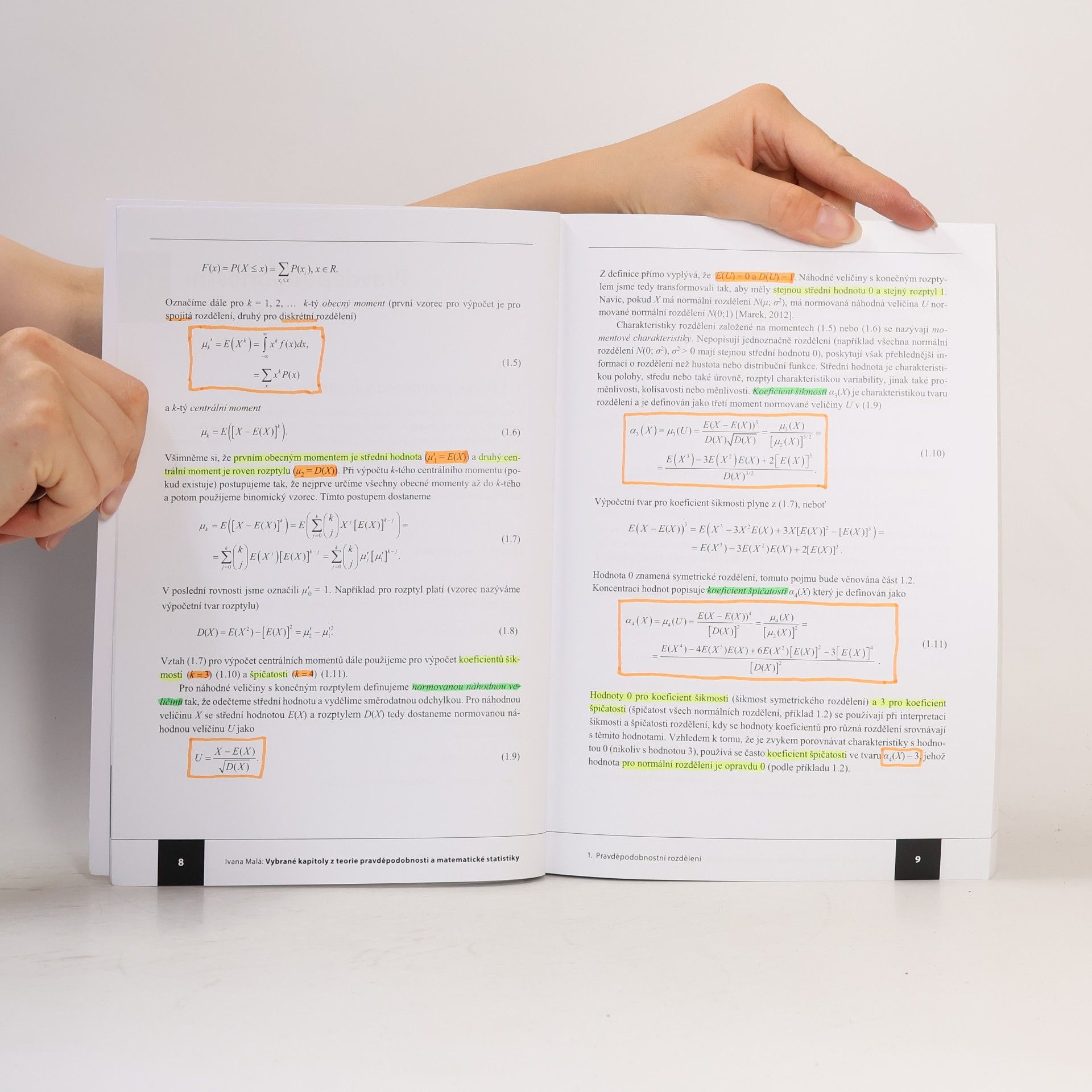 Ivana Malá Vybrané kapitoly z teorie pravděpodobnosti a matematické statistiky