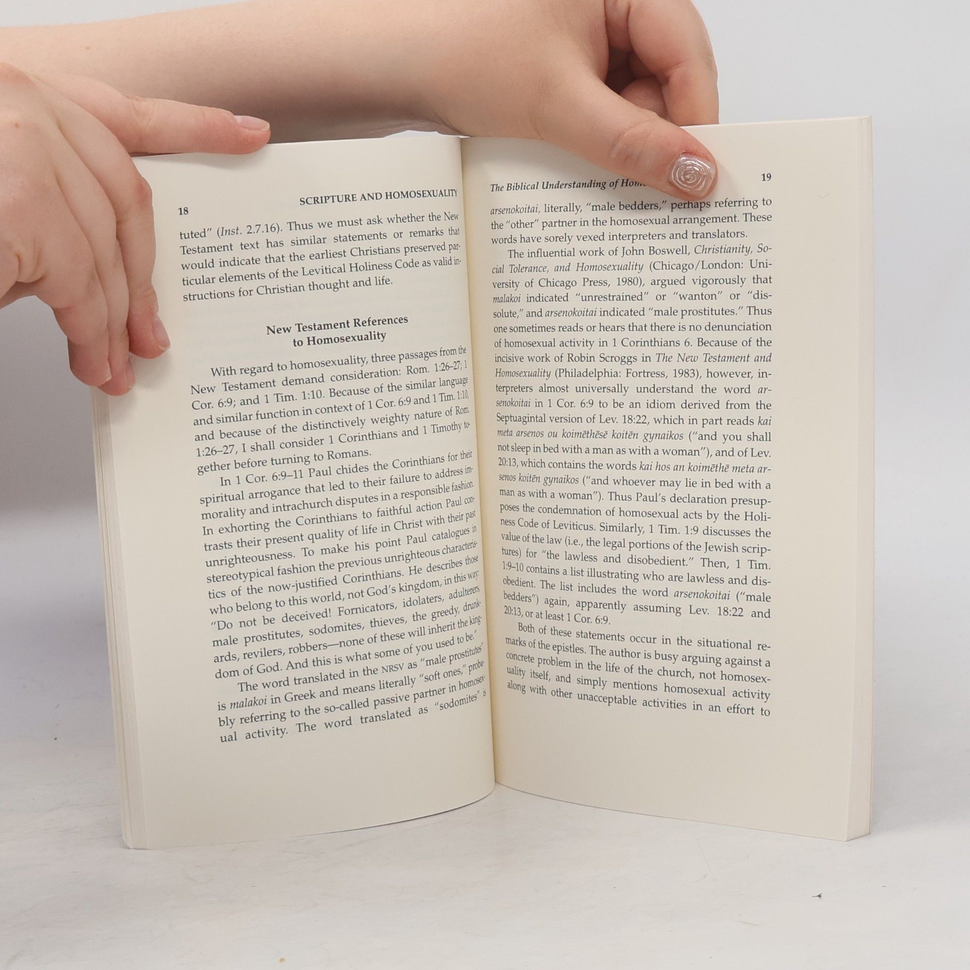 Marion L. Soards Scripture and Homosexuality