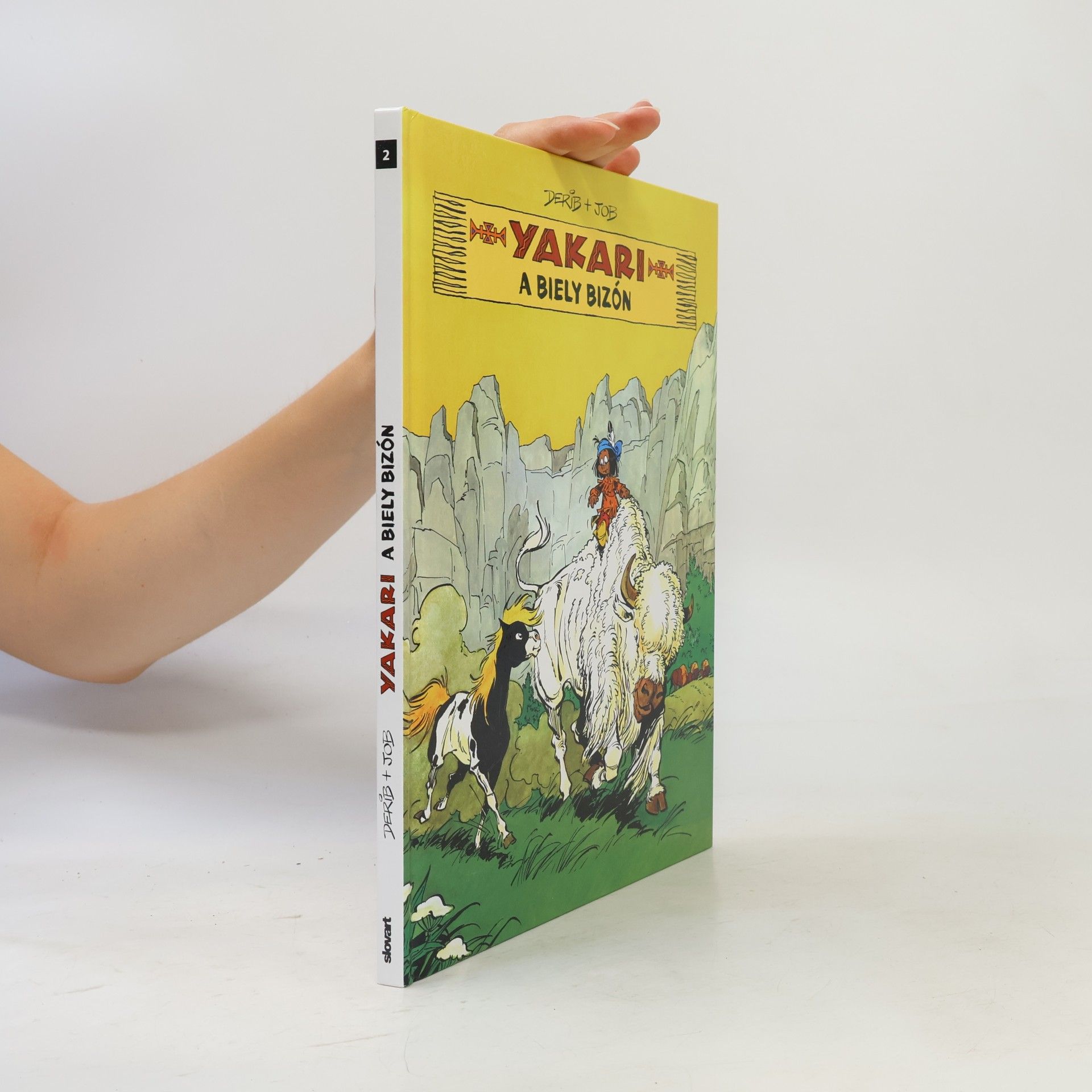 Derib Yakari a Biely bizón
