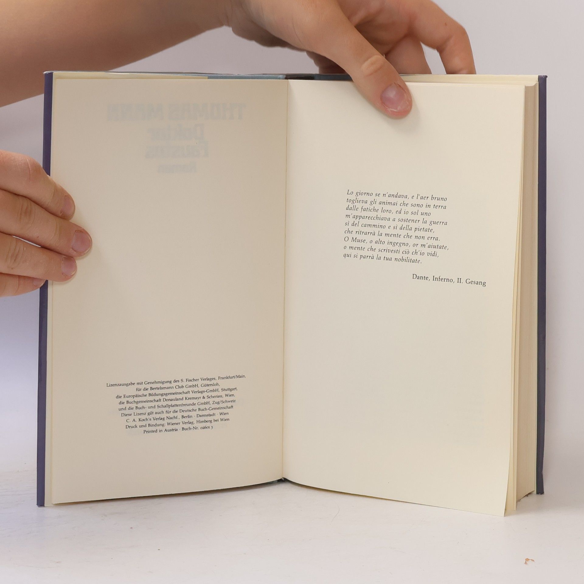 Thomas Mann Doktor Faustus