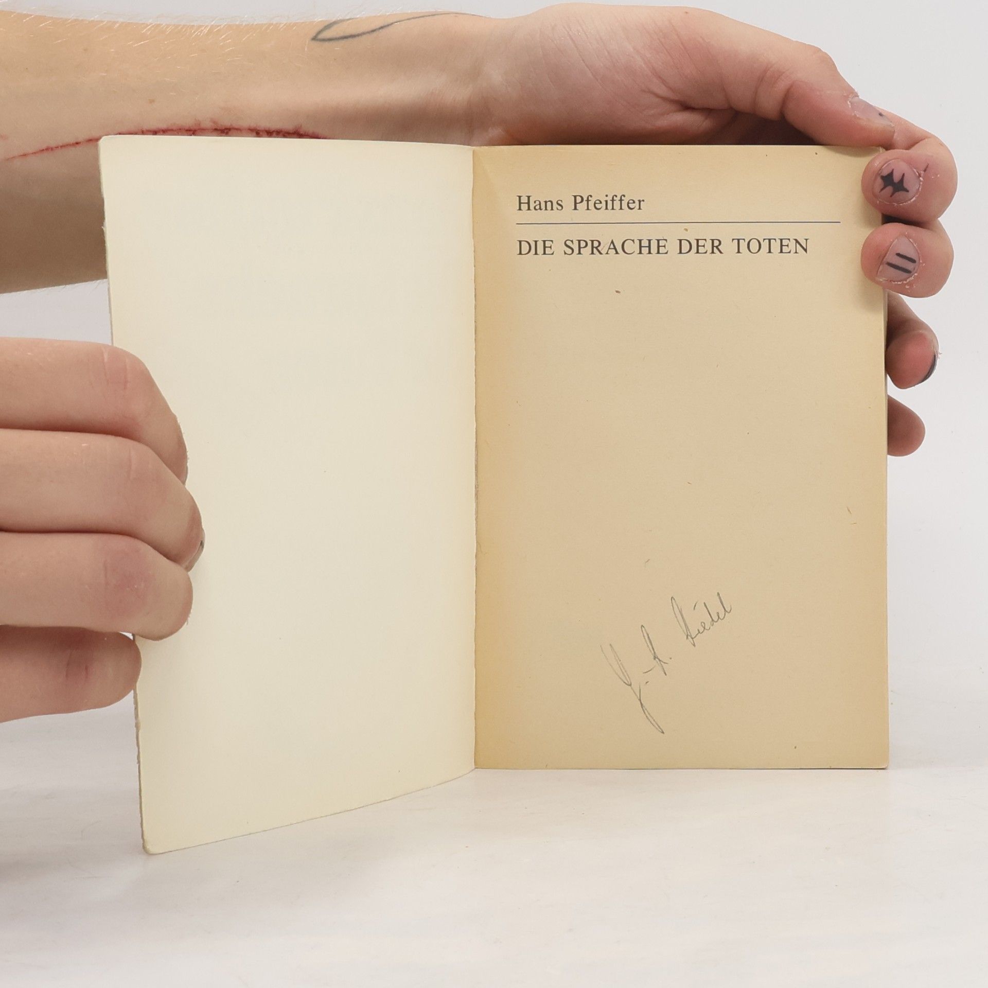 Hans Pfeiffer Die Sprache der Toten